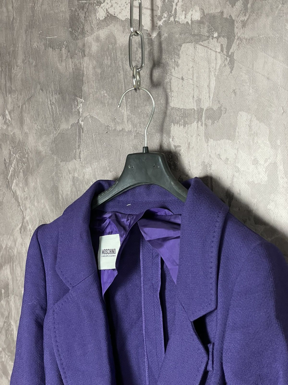 Moschino × Vintage Women's MOSCHINO CHEAP AND CHIC Blazer Jacket Size M / US 6-8 / IT 42-44 - 5 Thumbnail