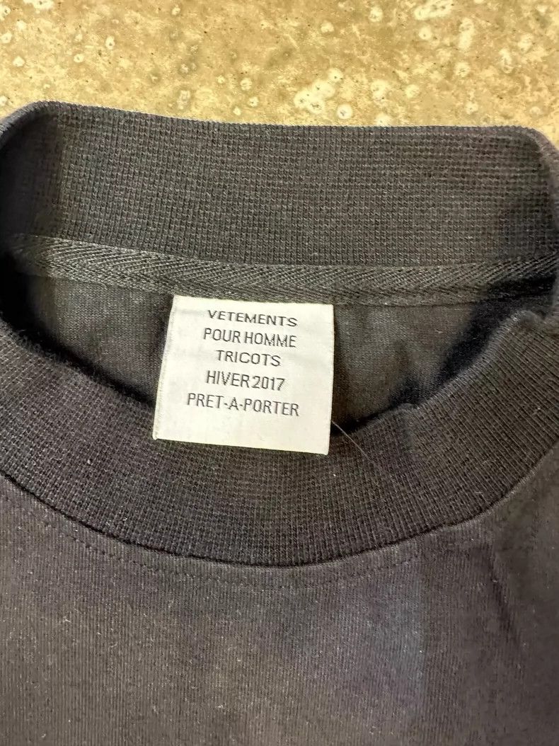Vetements Vetements 17 Long Tee Balenciaga Long Sleeve Size US M / EU 48-50 / 2 - 4 Thumbnail