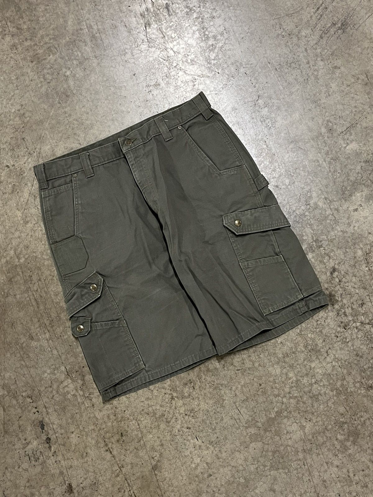 Carhartt × Vintage Carhartt baggy fit shorts cargo carpenter skater streetwear Size US 36 / EU 52 - 6 Thumbnail
