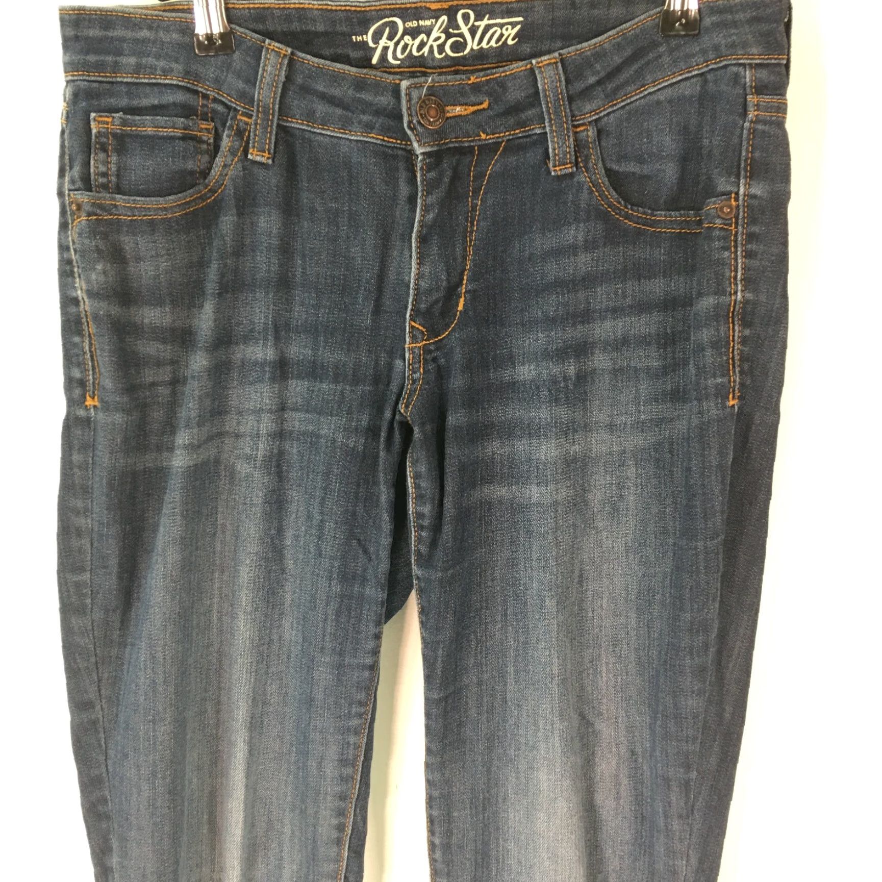 Old Navy Old Navy Rockstar Rock Star Skinny Jeans Blue 32x30 Denim Women's Size 8 Size 30" / US 8 / IT 44 - 2 Thumbnail