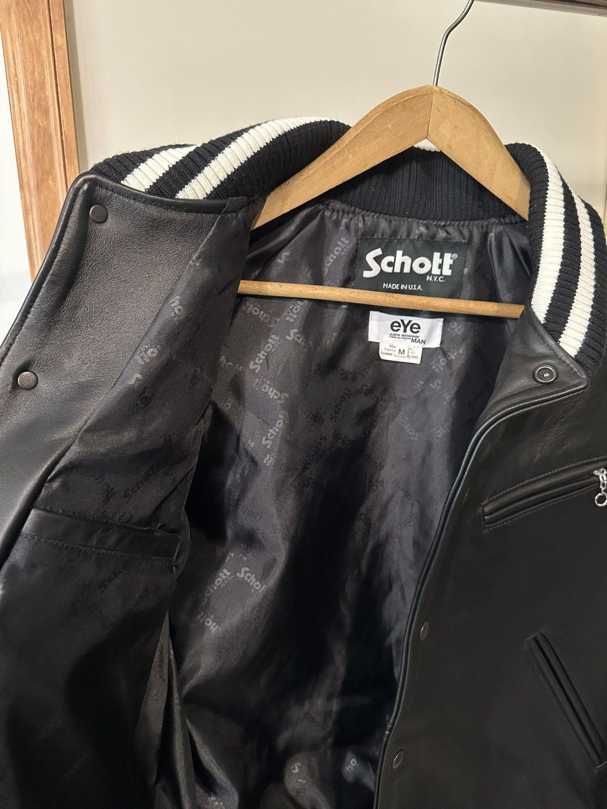 Junya Watanabe Junya Watanabe Schott Leather Jacket Size US M / EU 48-50 / 2 - 5 Thumbnail