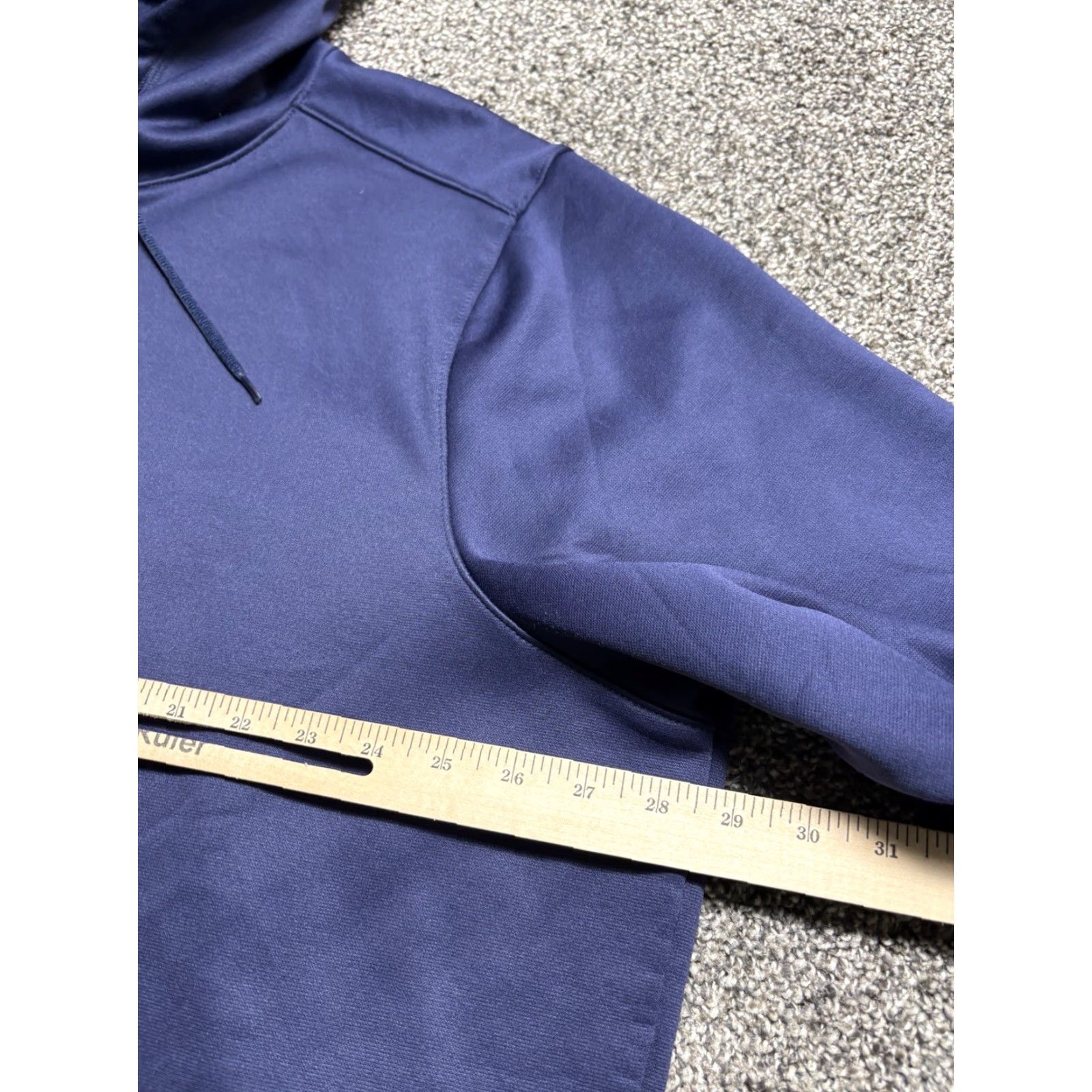 Under Armour Under Armour Hoodie Mens 3XL Blue Sweatshirt Fleece Lined Coldgear Hooded Pullover Sweatshirt Regular Fit Mens Blue 3XL Size US XXL / EU 58 / 5 - 5 Thumbnail