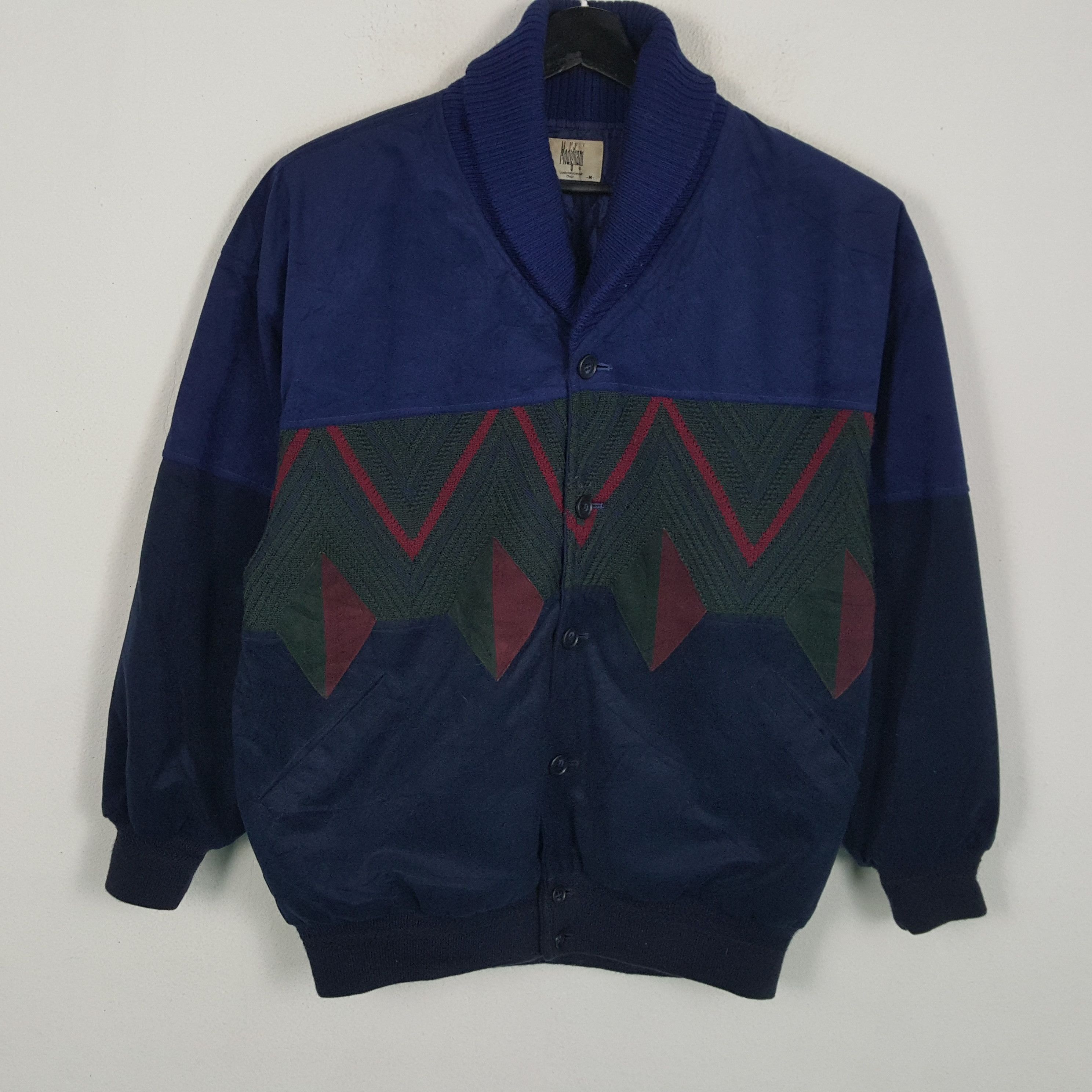 Vintage MODIGLIANI Italian Brand Fashion Coogi Style Jacket Size US XL / EU 56 / 4 - 1 Thumbnail