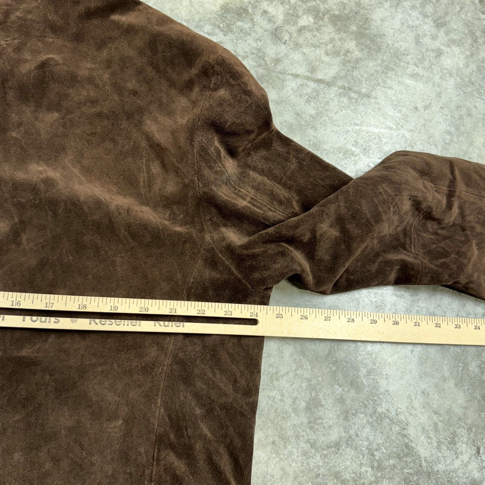 J.Crew VINTAGE J.CREW Blazer Mens Large Oarsman Brown Suede Leather Jacket Sport Coat Size US L / EU 52-54 / 3 - 5 Thumbnail