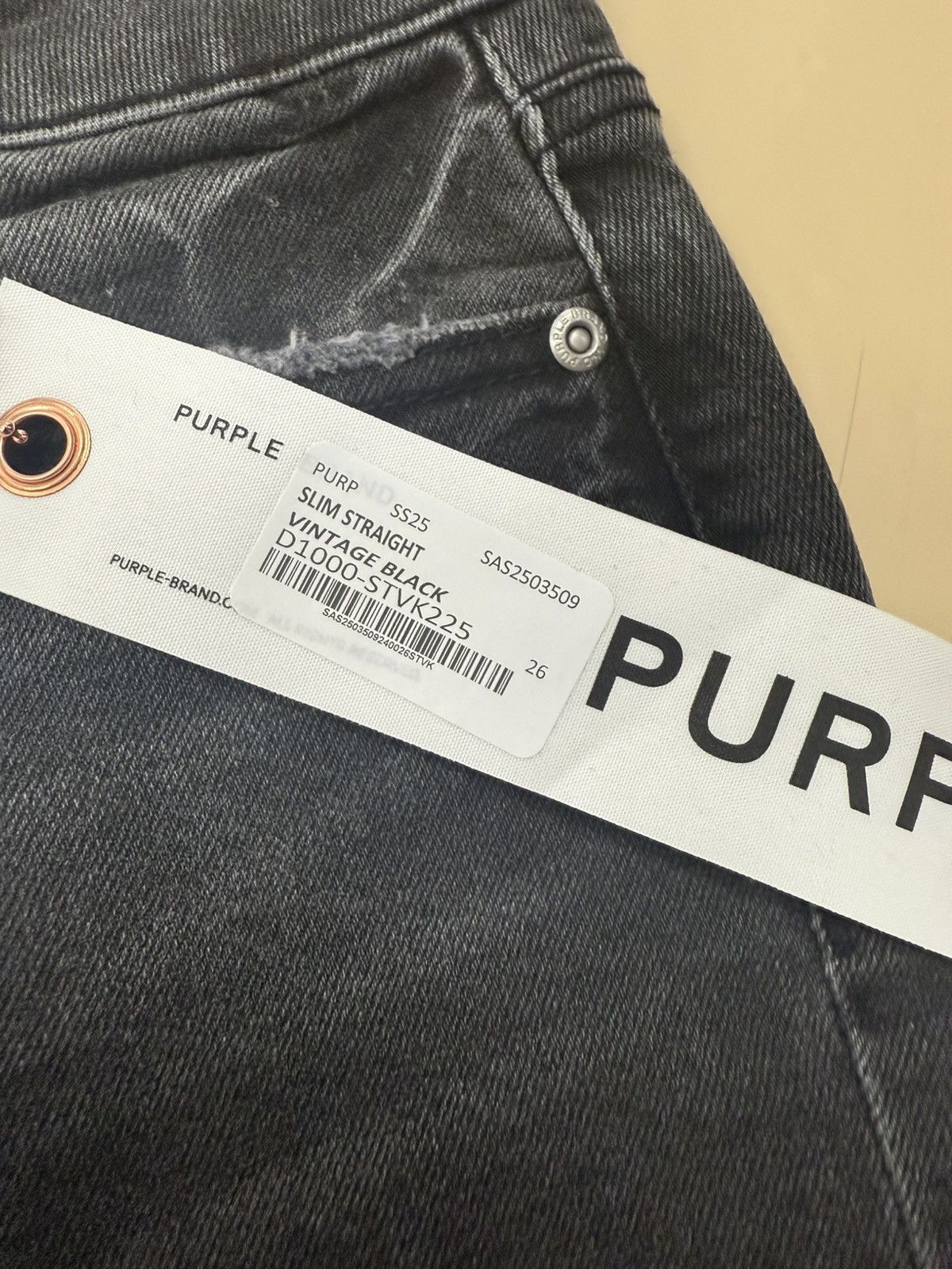 Purple Brand Vintage Black Jeans