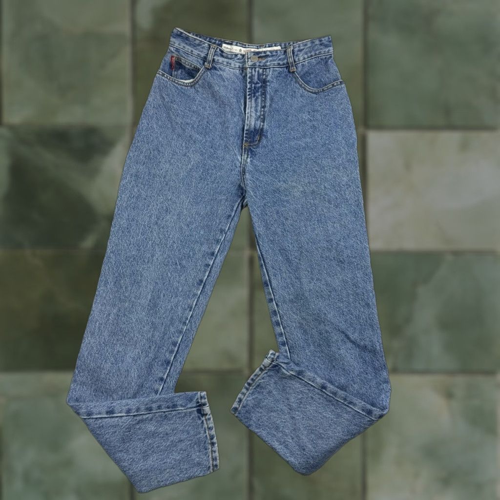 Vintage VINTAGE Bongo Women's Jeans High Waist Mom Fit 9 Blue Y2K 90s Classic Retro Size 30" / US 8 / IT 44 - 1 Thumbnail