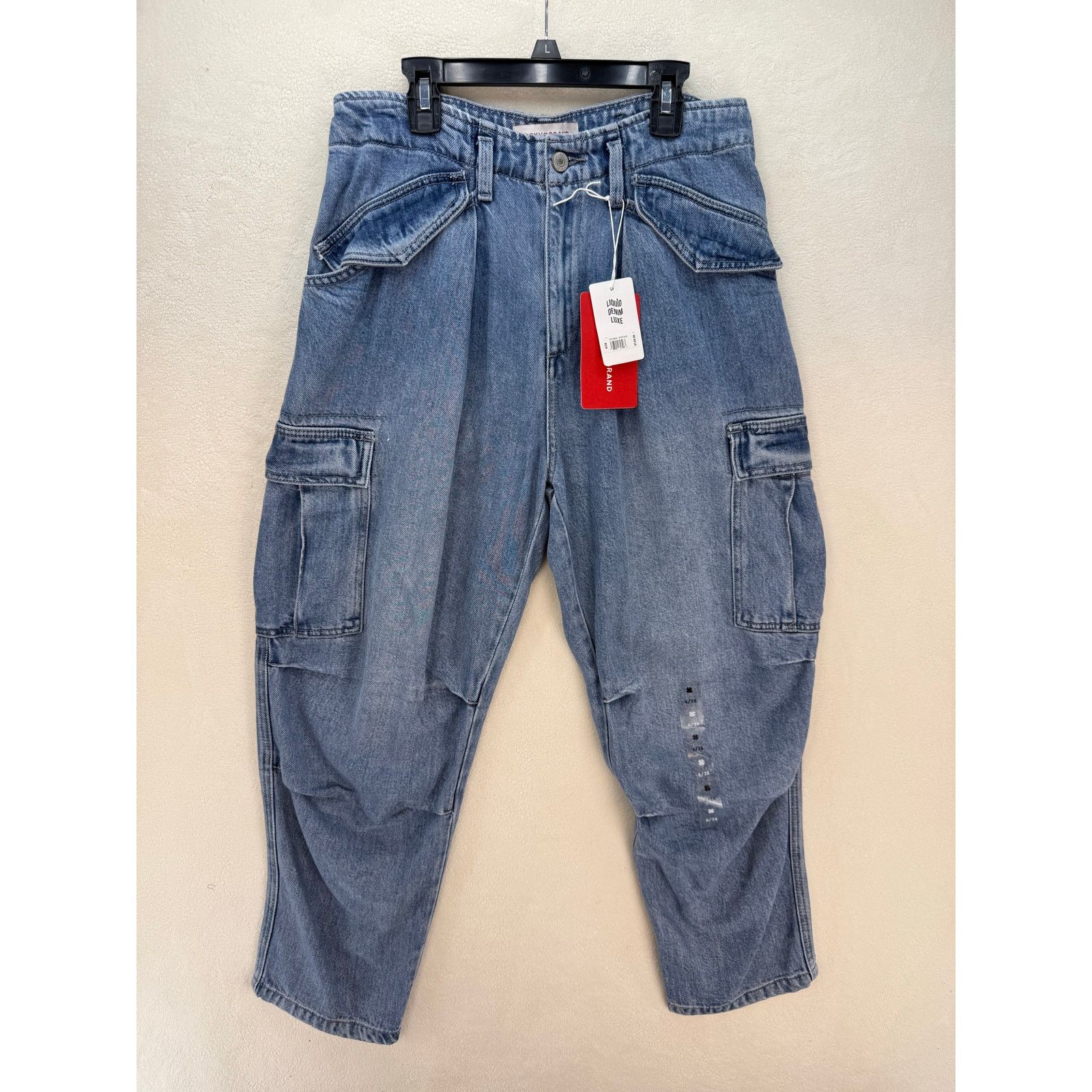 Lucky Brand LUCKY BRAND LEGEND SERIES Sz 4/27 Y2K SOFT CARGO JEANS Size 27" / US 4 / IT 40 - 4 Thumbnail
