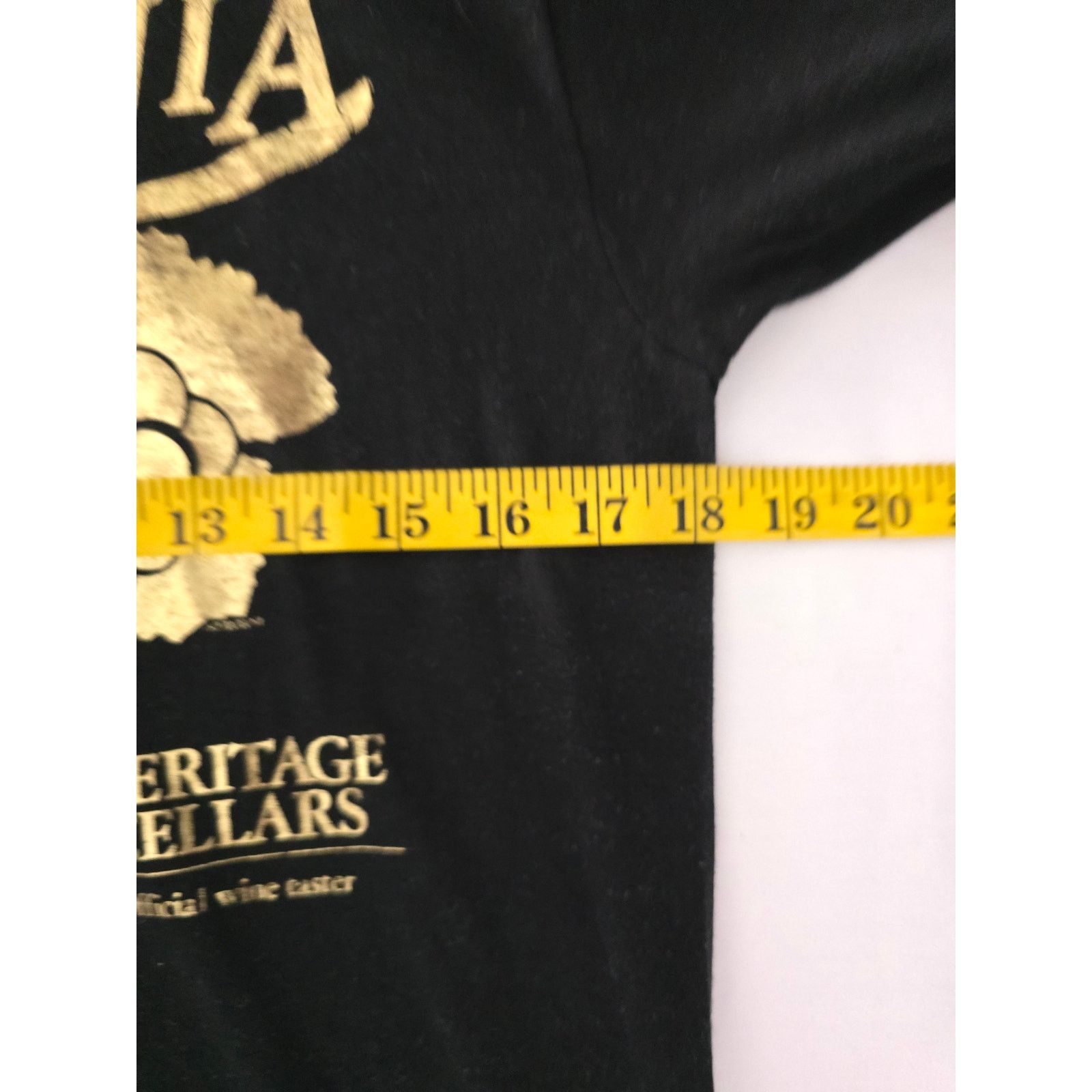 Jerzees × Vintage Vintage Wine Shirt California Heritage Cellars M Black Tee Size US M / EU 48-50 / 2 - 5 Thumbnail