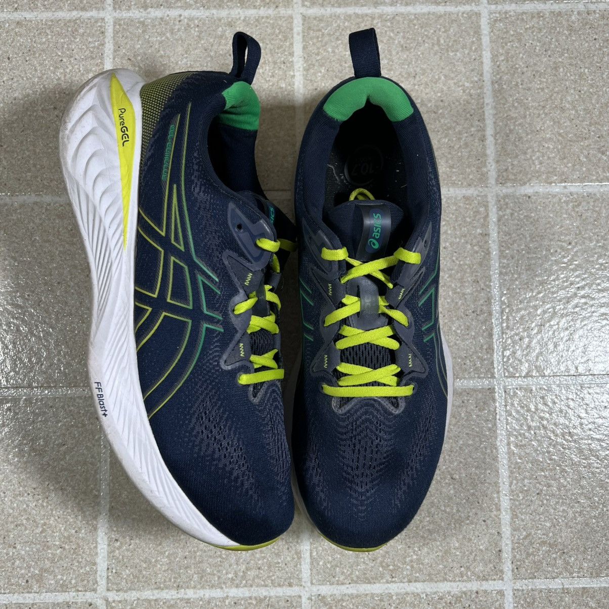 Asics Asics Gel-Cumulus Running Shoes Blue /Green / FF Blast Size US 13 / EU 46 - 1 Thumbnail