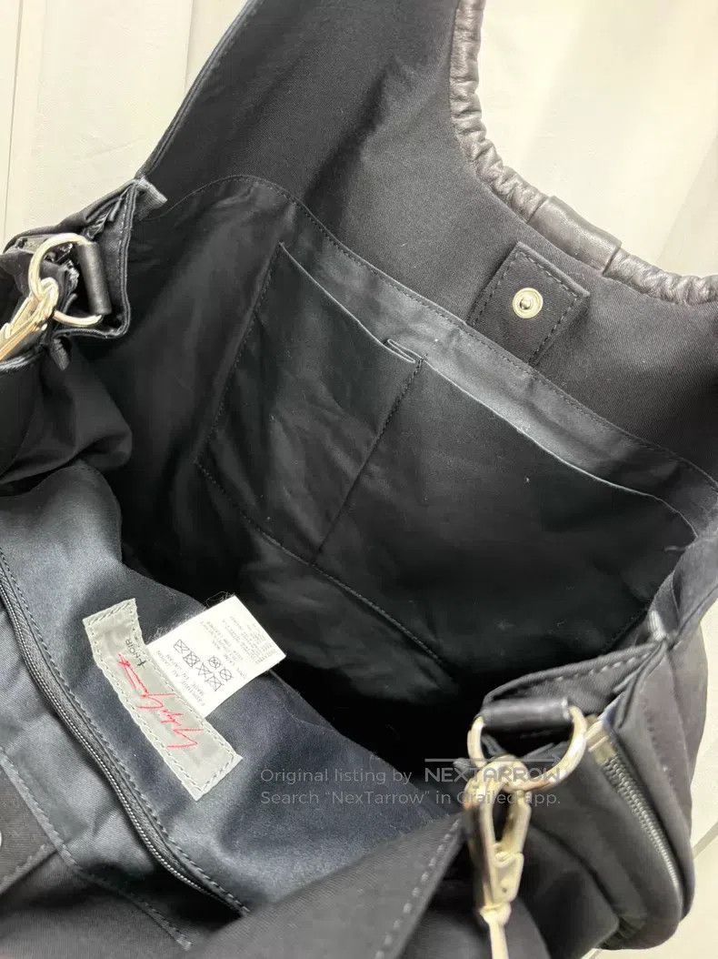 Yohji Yamamoto Yohji Yamamoto Zipper and Ring Shoulder and Tote Bag Size ONE SIZE - 4 Thumbnail