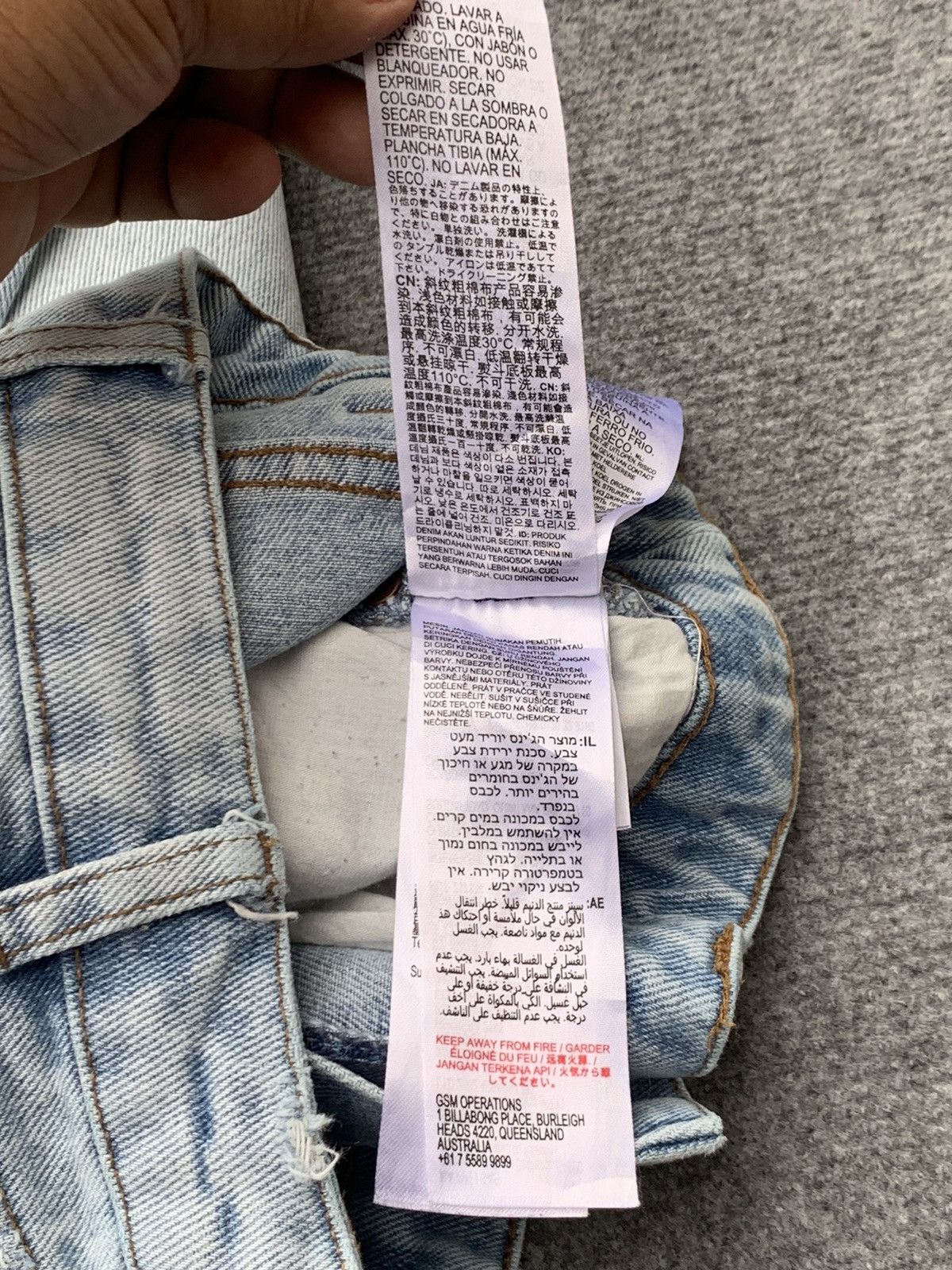 Wrangler RARE 💥 Wrangler X Billabong jeans. Size US 28 / EU 44 - 9 Thumbnail