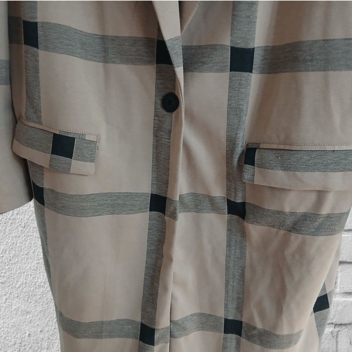 Sanctuary Sanctuary Catalina Camel Plaid Coat - Size 1X - NWOT Size XL / US 12-14 / IT 48-50 - 4 Thumbnail