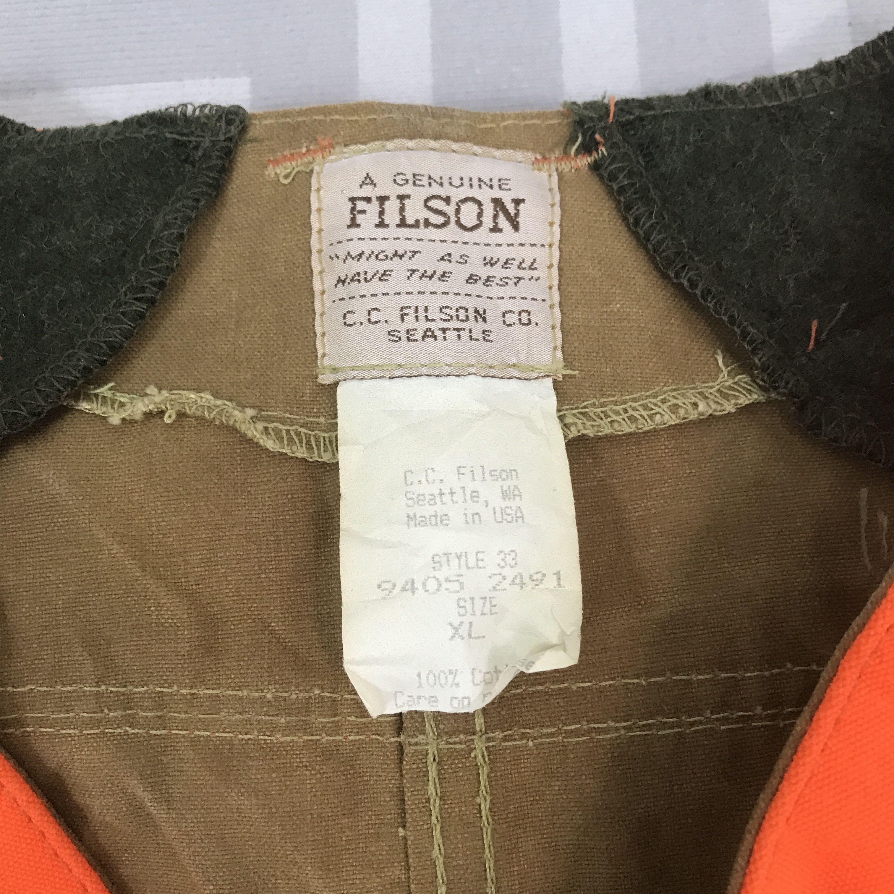 Filson × Vintage Vintage Filson Vest Jacket Size US XL / EU 56 / 4 - 7 Thumbnail