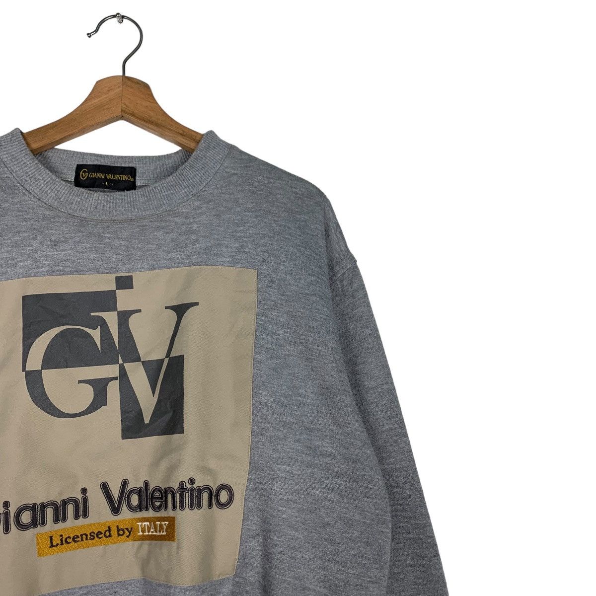 Gianni Valentino GIANNI VALENTINO Big Logo Sweatshirts #0620-C29 Size US M / EU 48-50 / 2 - 4 Thumbnail