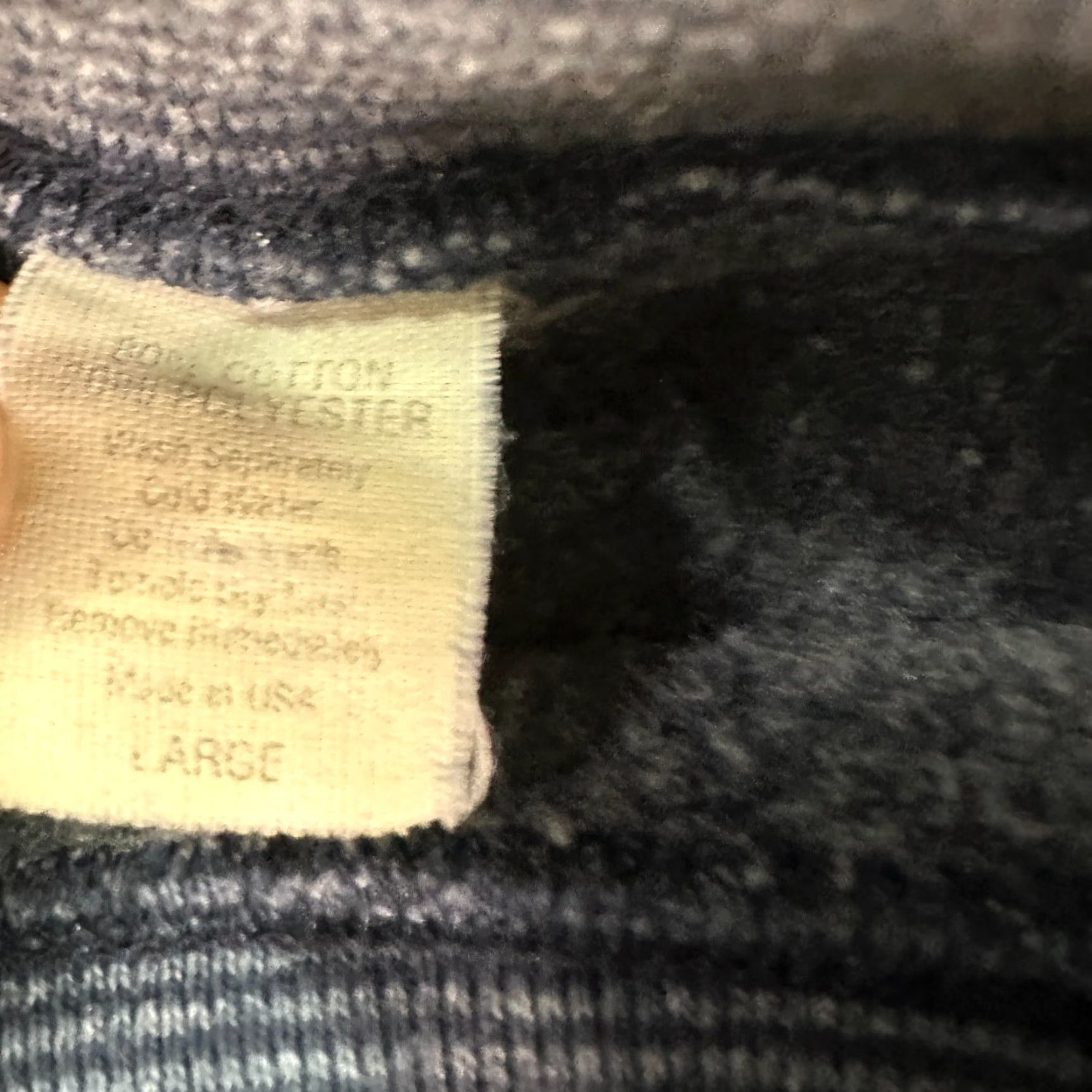 Fruit Of The Loom VINTAGE Sweatshirt Mens Large Blue Put In Bay Ohio Sailing Sail Boat Crewneck Size US L / EU 52-54 / 3 - 7 Thumbnail
