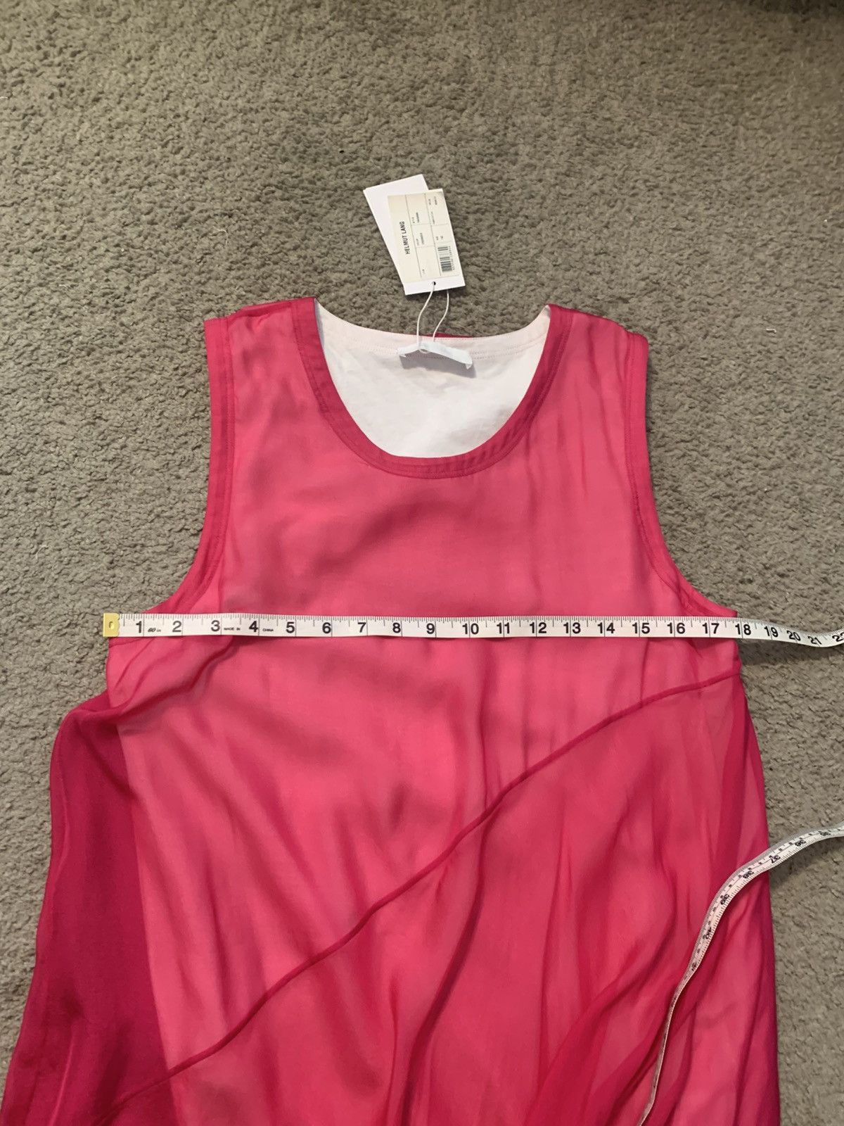 Helmut Lang HELMUT LANG PINK BUBBLE SILK DRESS Size M / US 6-8 / IT 42-44 - 14 Thumbnail