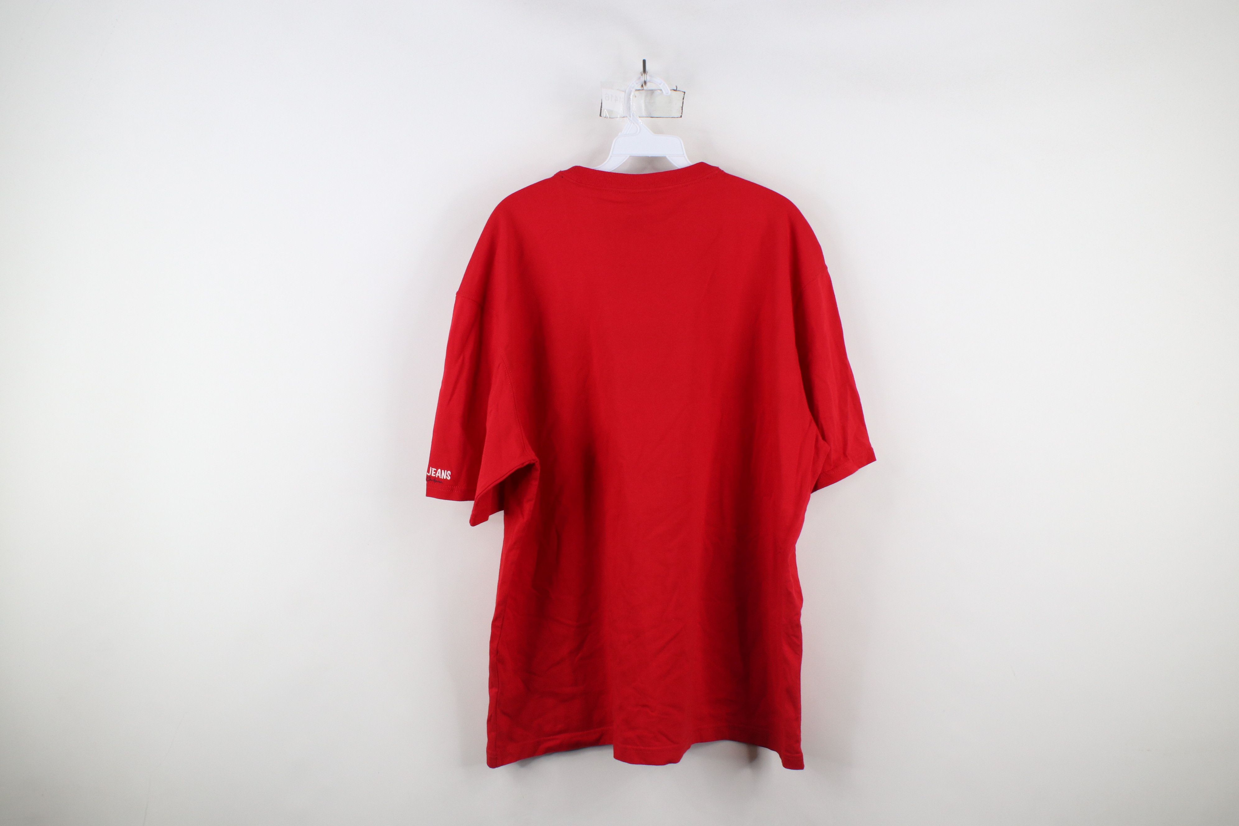 Tommy Hilfiger × Vintage Deadstock Vintage 90s Tommy Hilfiger Surfing Out T-Shirt Red Size US XXL / EU 58 / 5 - 11 Thumbnail