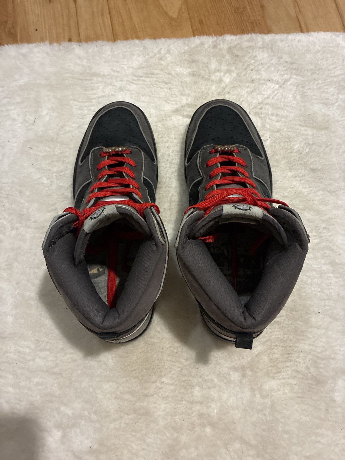 MF Doom × Nike MF doom Hi-top dunk Size US 12 / EU 45 - 8 Thumbnail