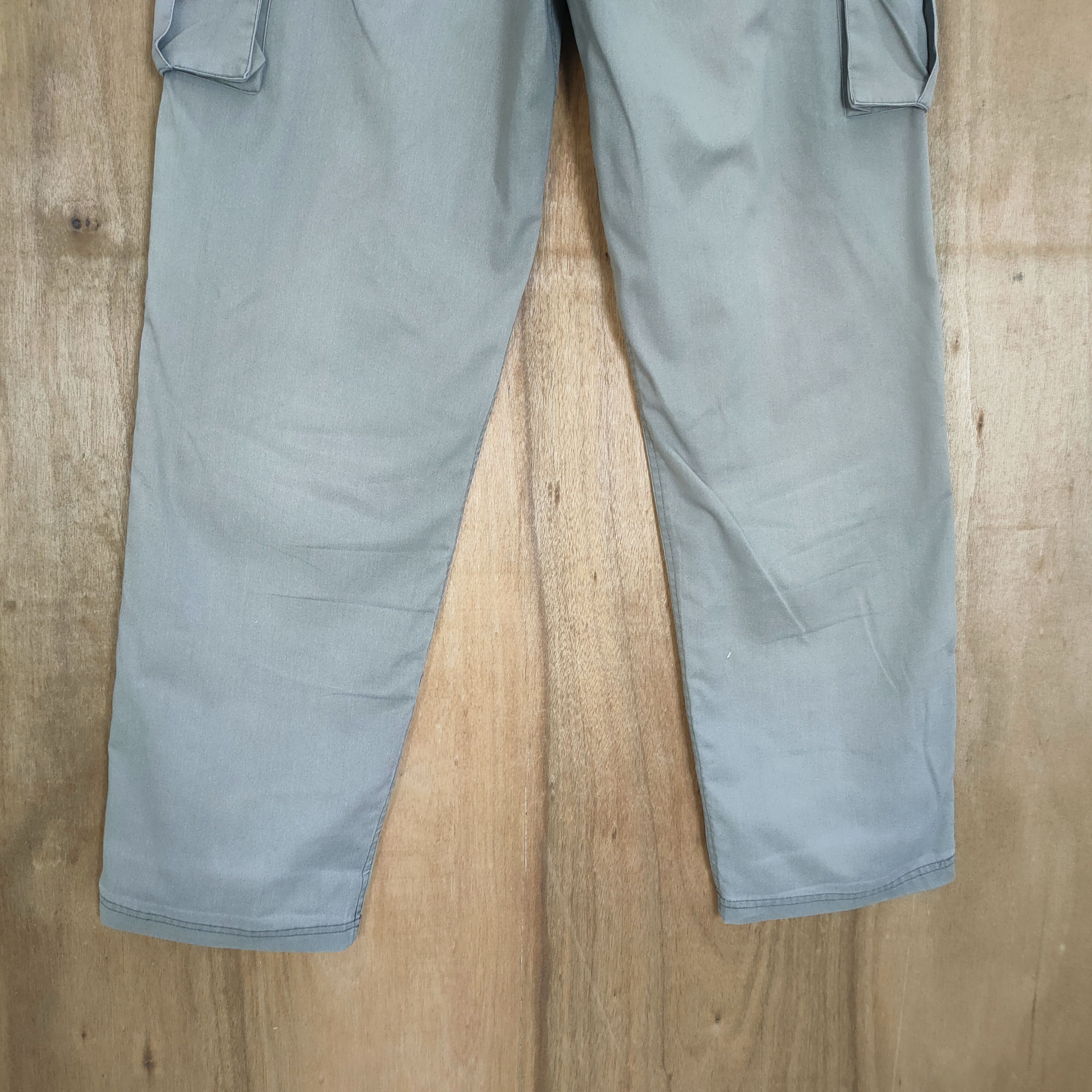 Black Label × Japanese Brand DESIGN LAB GREY DRAWSTRING WAIST CARGO PANTS Size US 36 / EU 52 - 9 Thumbnail