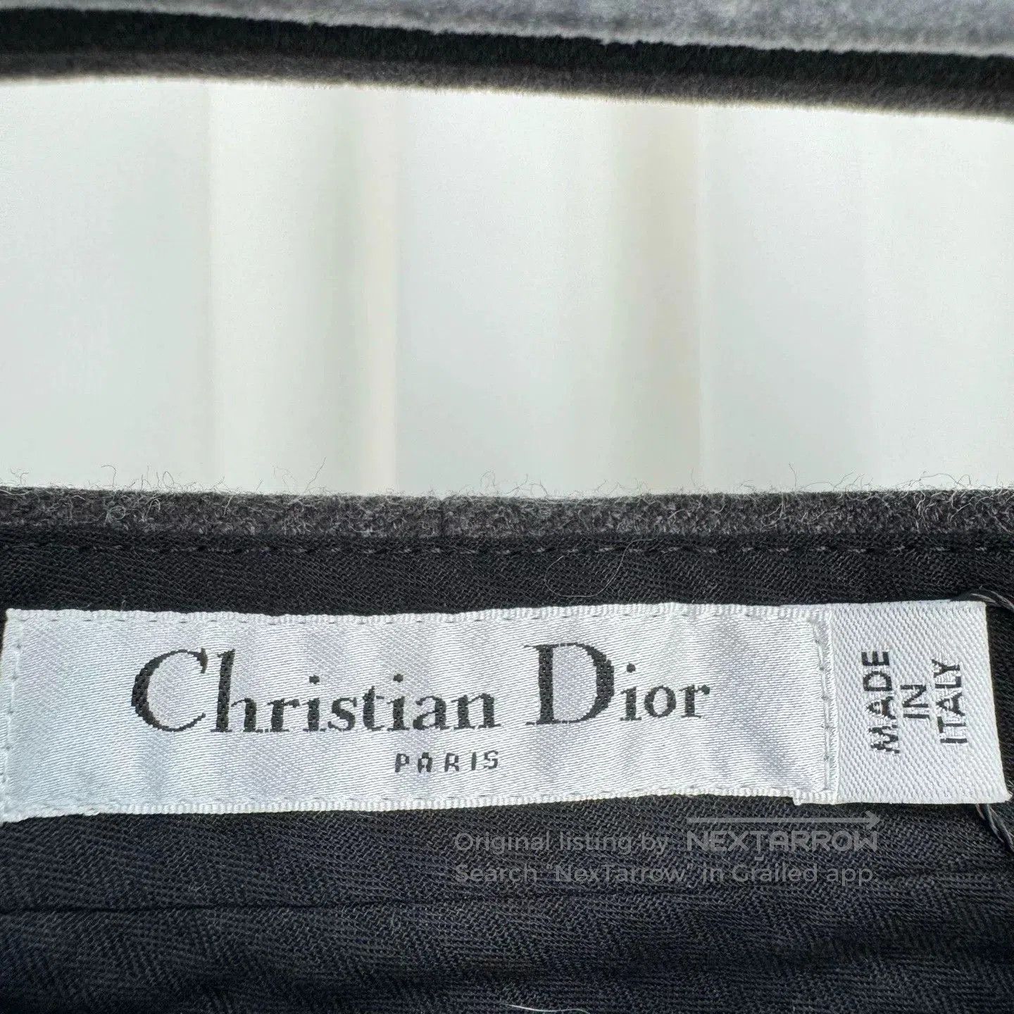 Dior Dior Gray Wool Suit Trousers for Men. Size US 34 / EU 50 - 5 Thumbnail
