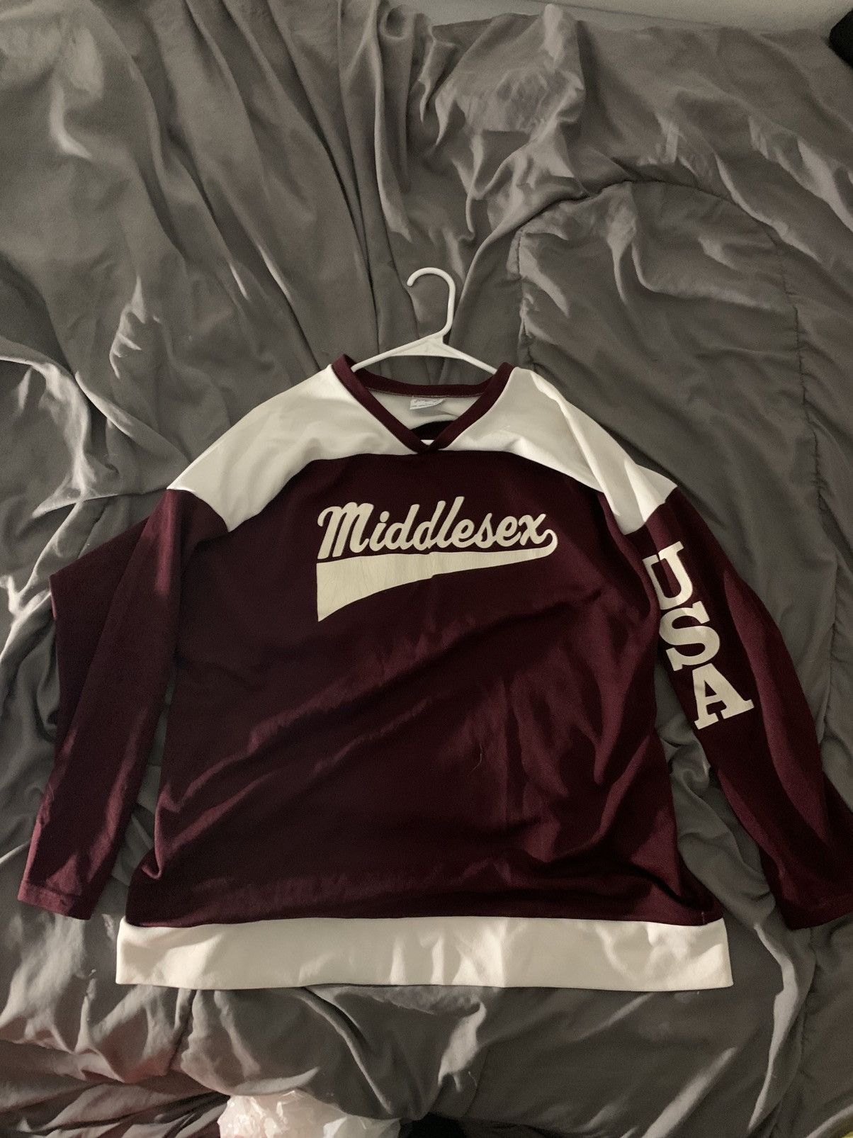 Vintage Vintage Middlesex 7 Hockey Jersey Size US L / EU 52-54 / 3 - 1 Thumbnail