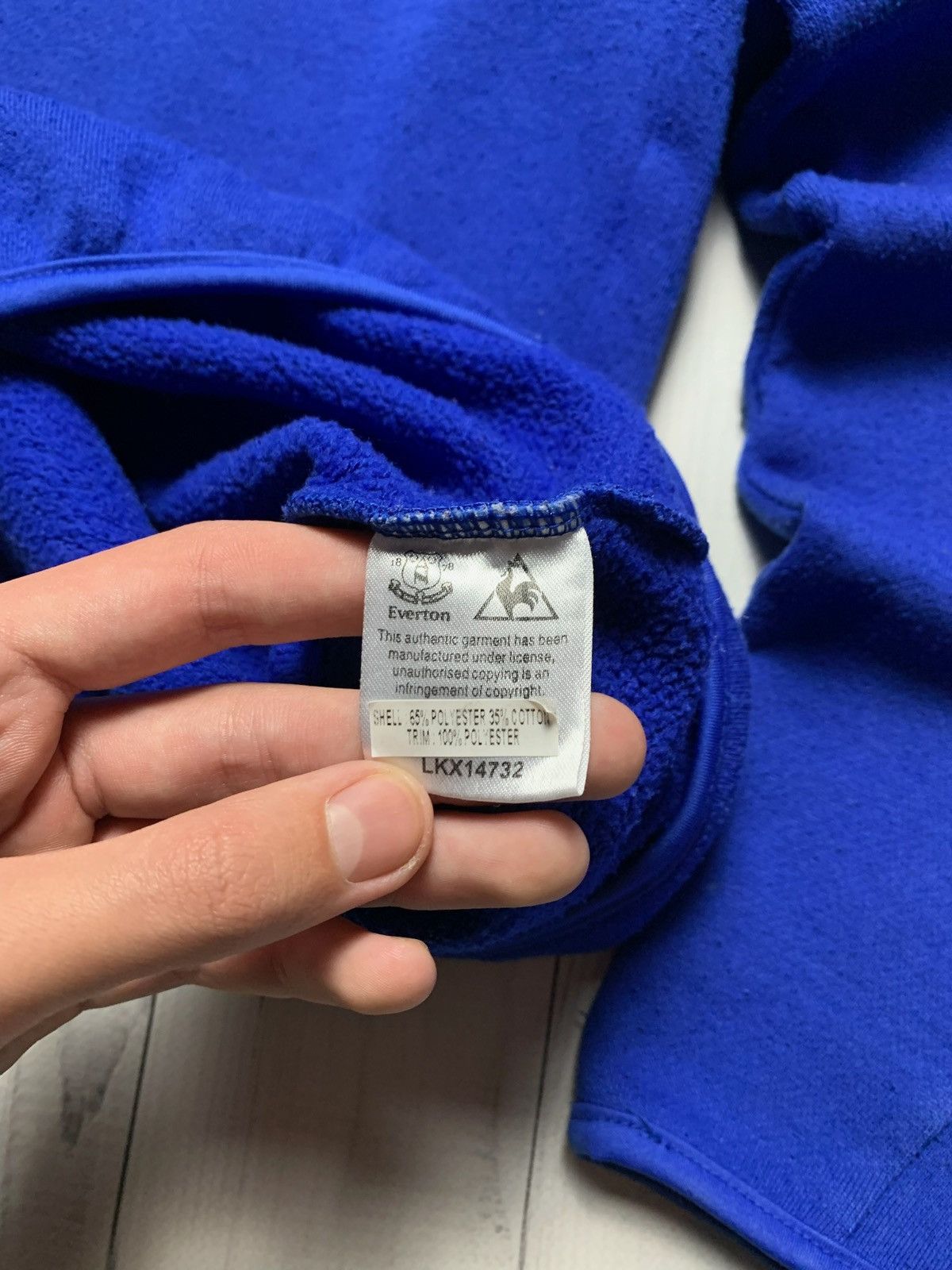 Vintage Vintage Everton soccer sweatshirt logo blue size L rare Size US L / EU 52-54 / 3 - 5 Thumbnail