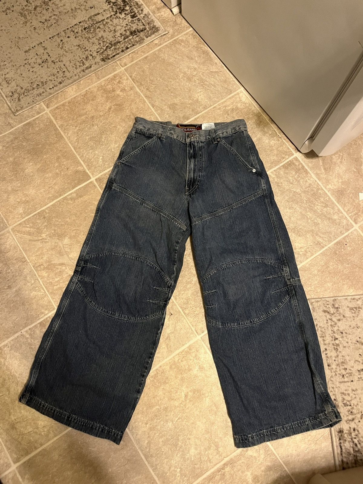 JNCO JNCO Vintage 90s Skater Baggy Jeans Size 33x30 Knee Pads Size US 33 - 2 Thumbnail