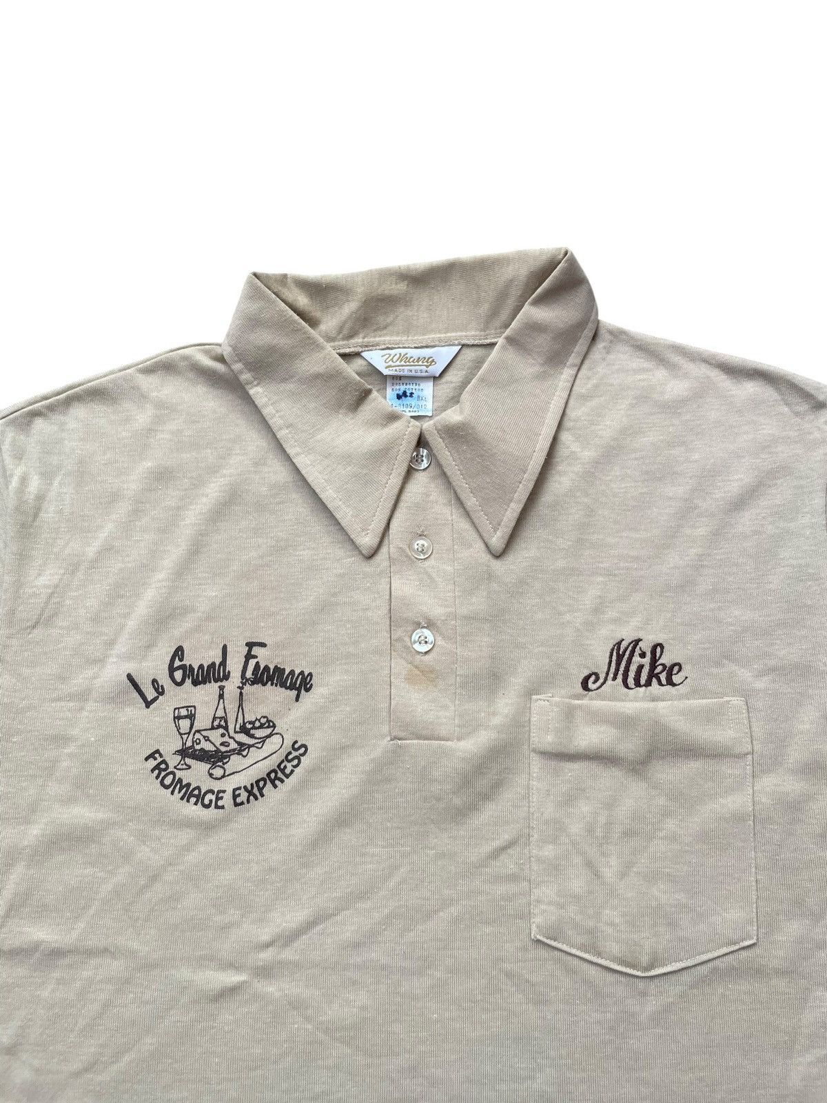 Vintage Vintage Le Grand Fromage Work Polo Tshirt Size US XL / EU 56 / 4 - 3 Thumbnail