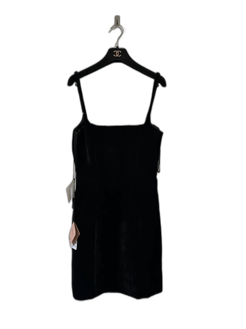 Miu Miu Miumiu Women's Velvet Halter Dress Size US 33 - 1 Thumbnail