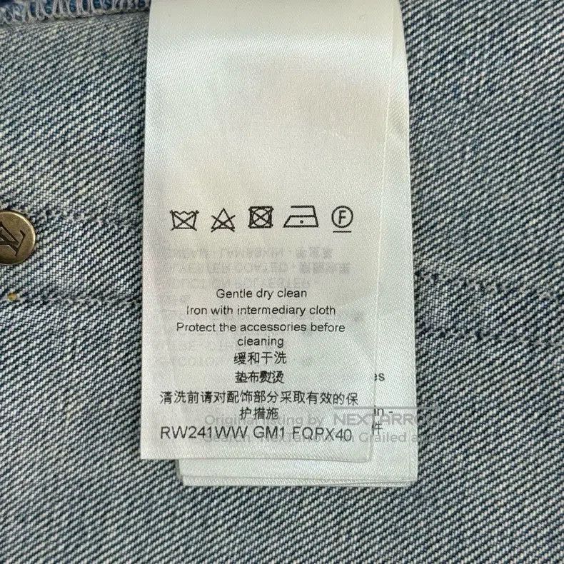 Louis Vuitton Louis Vuitton Blue washed-in-print leather jeans Size US 38 / EU 54 - 6 Thumbnail