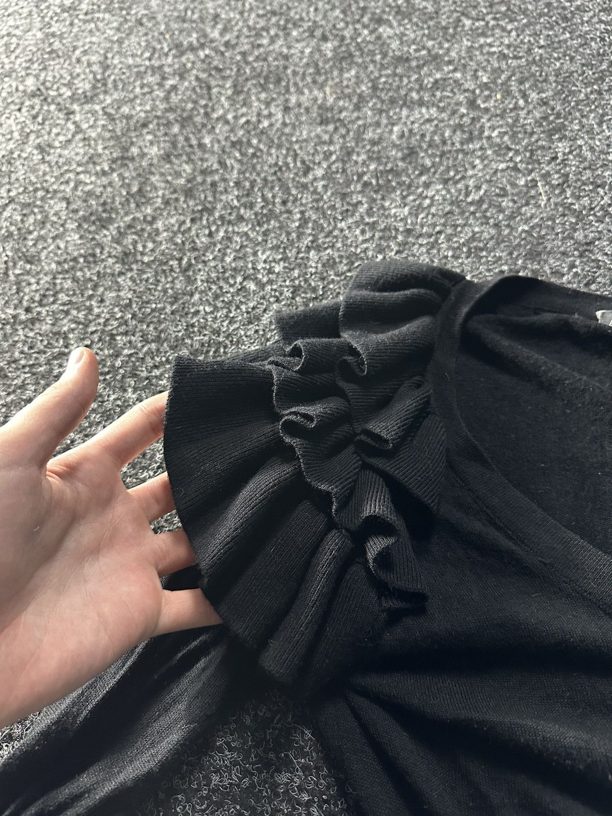 Armani × Vintage 🚨AVANT GARDE ARMANI RARE SWEATER BLOUSES Y2K black Size S / US 4 / IT 40 - 7 Thumbnail