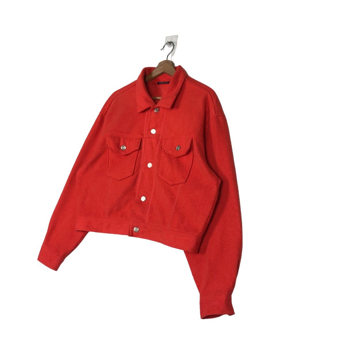 Japanese Brand 🔥Vintage Wool Cropped Jacket Mb Lucas Issey Miyake Japan Size US M / EU 48-50 / 2 - 2 Thumbnail