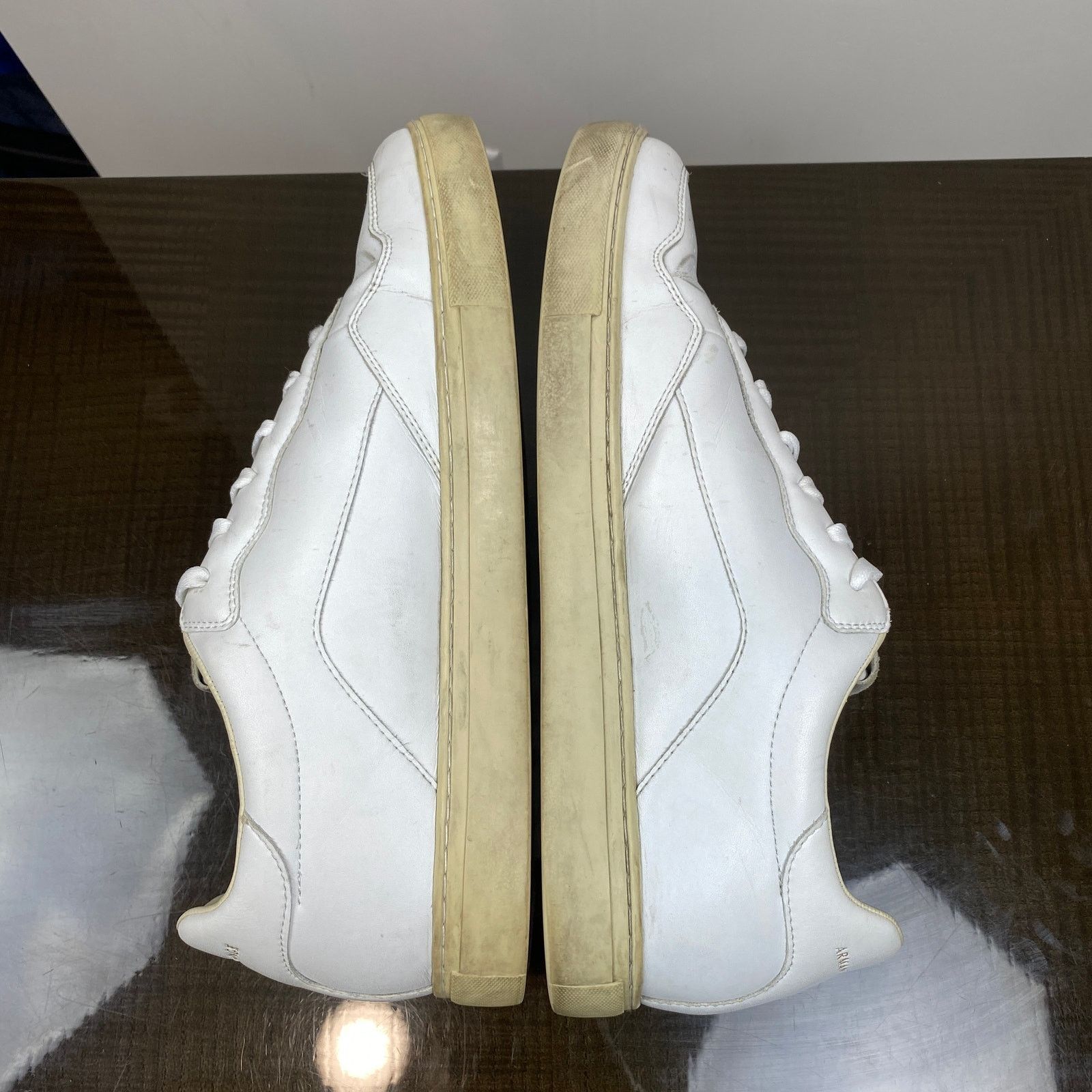 Armani Exchange Armani Exchange Leather Low Sneakers Trainers Men's 12 Size US 12 / EU 45 - 6 Thumbnail
