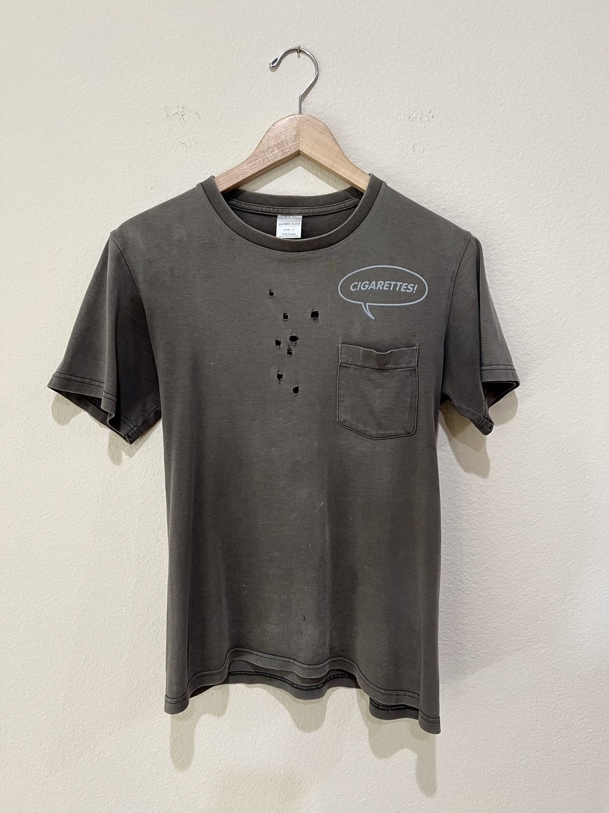 Number (N)ine Number nine ss01 cigarettes shirt Size US M / EU 48-50 / 2 - 1 Thumbnail