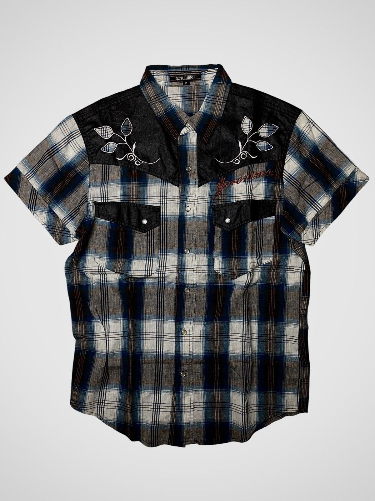If Six Was Nine Geronimo Tribal Feather Leather Shirts Size US M / EU 48-50 / 2 - 3 Thumbnail
