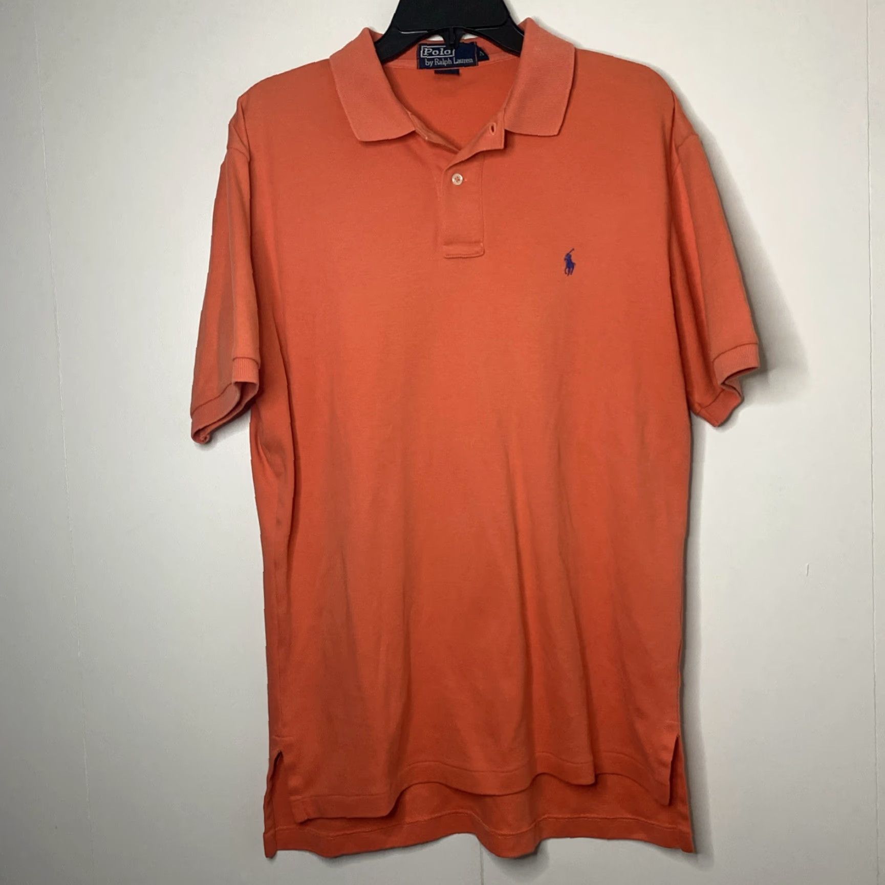 Ralph Lauren Polo By Ralph Lauren Mens Polo Shirt M Orange Light Fade Money 90s Mens Size US M / EU 48-50 / 2 - 5 Thumbnail