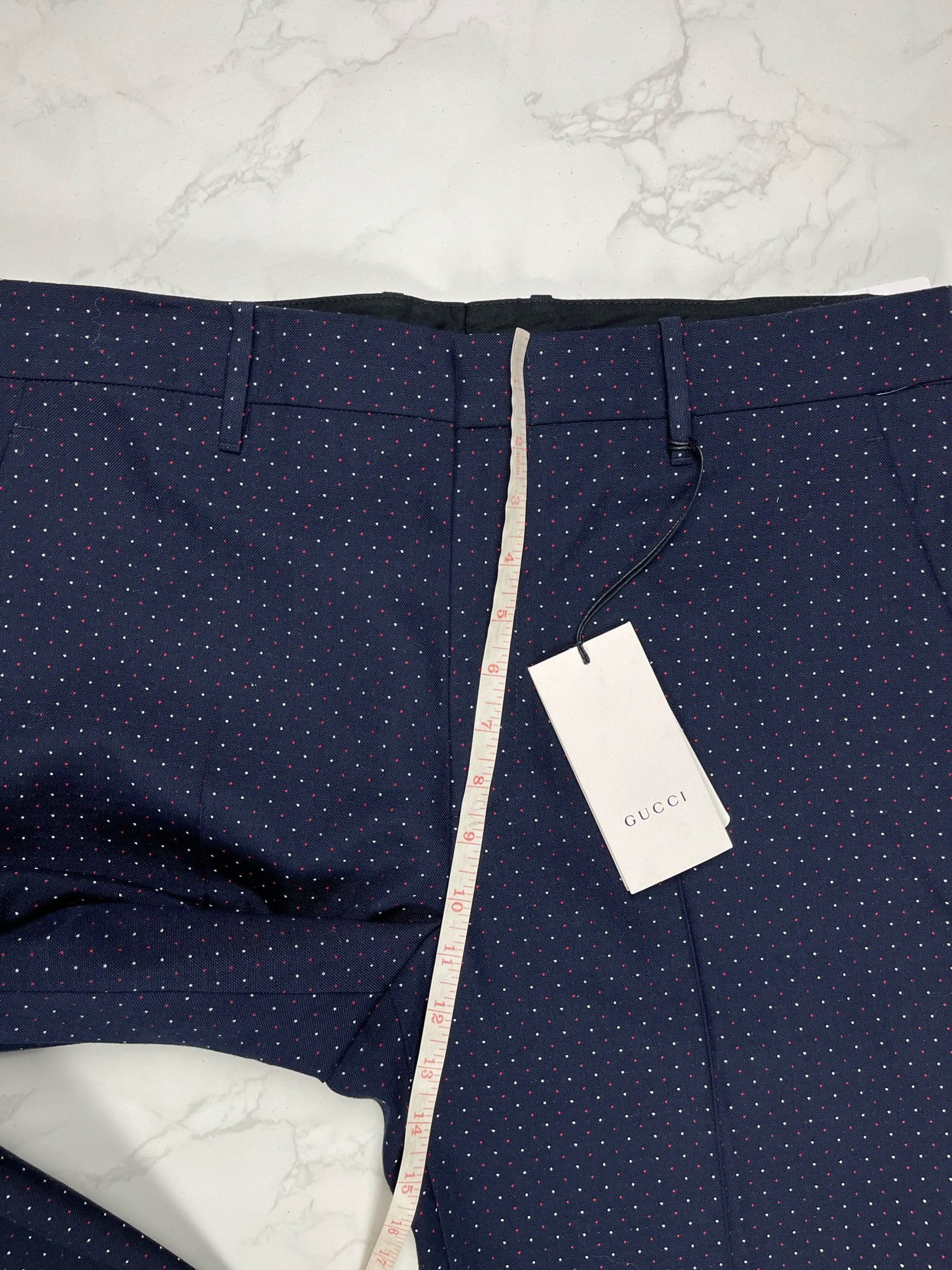 Gucci 🔥75% OFF🔥 [SALE] Gucci Polka Dot Wool Ankle Pants Size 30" / US 8 / IT 44 - 3 Thumbnail