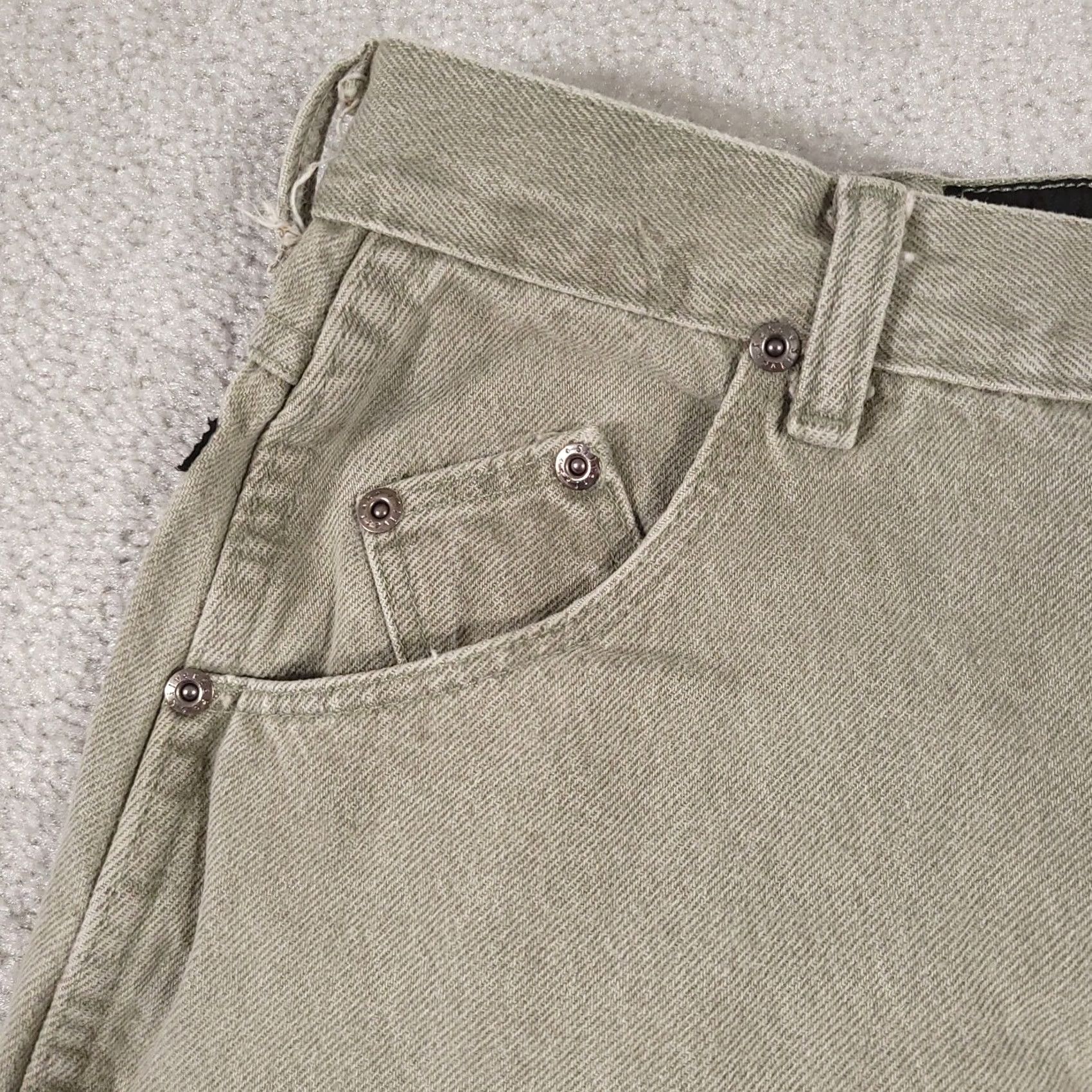 Wrangler VINTAGE Wrangler Silverlake High Rise VTG Women's Jeans Gray Bareback USA Made Sz 9/10 Jeans Women 80s Mom Size 30" / US 8 / IT 44 - 5 Thumbnail