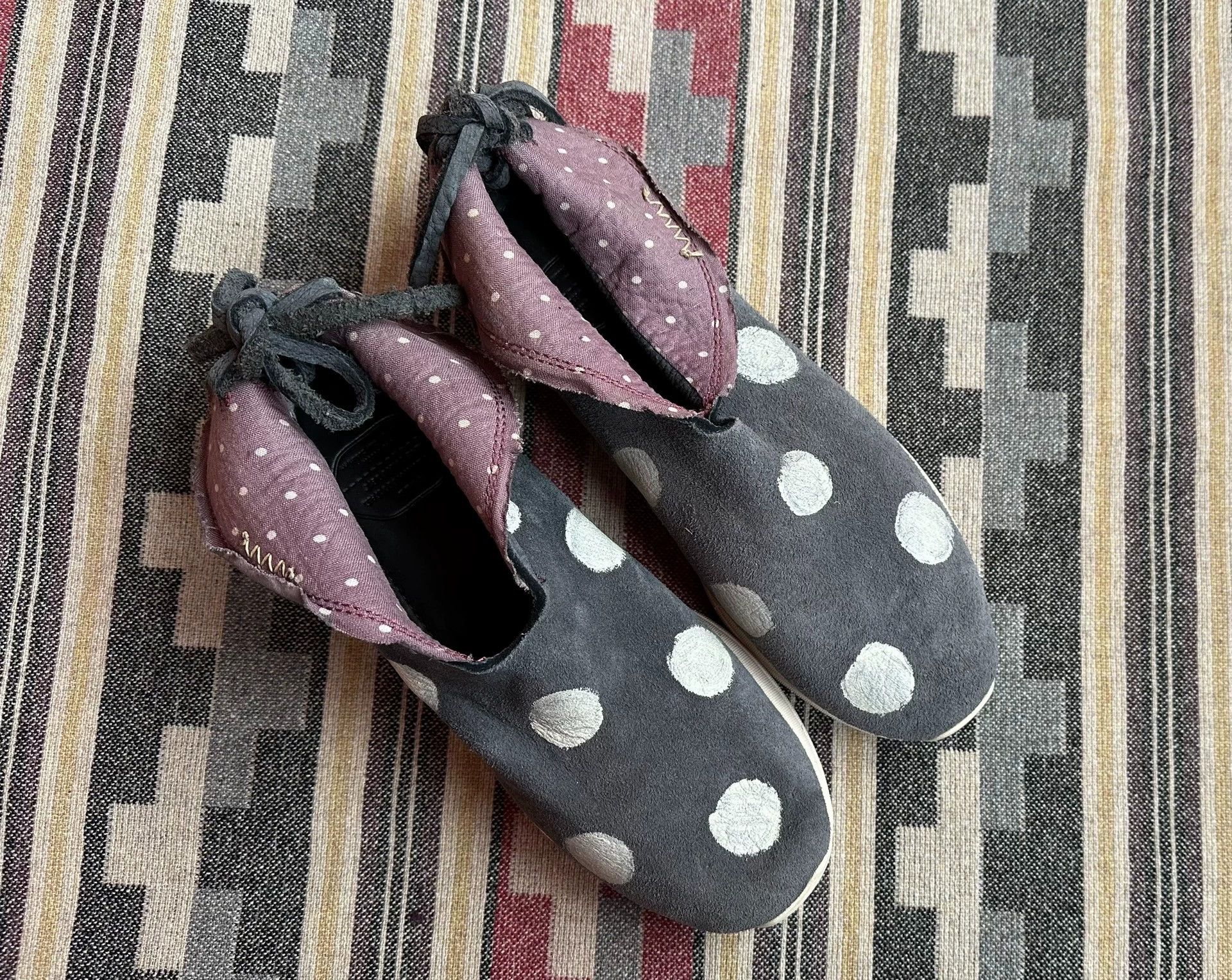 Visvim Visvim WMV Laramie Folk 14SS Polka Dot Suede Low W7/37-38 Size US 6.5 / IT 36.5 - 8 Thumbnail