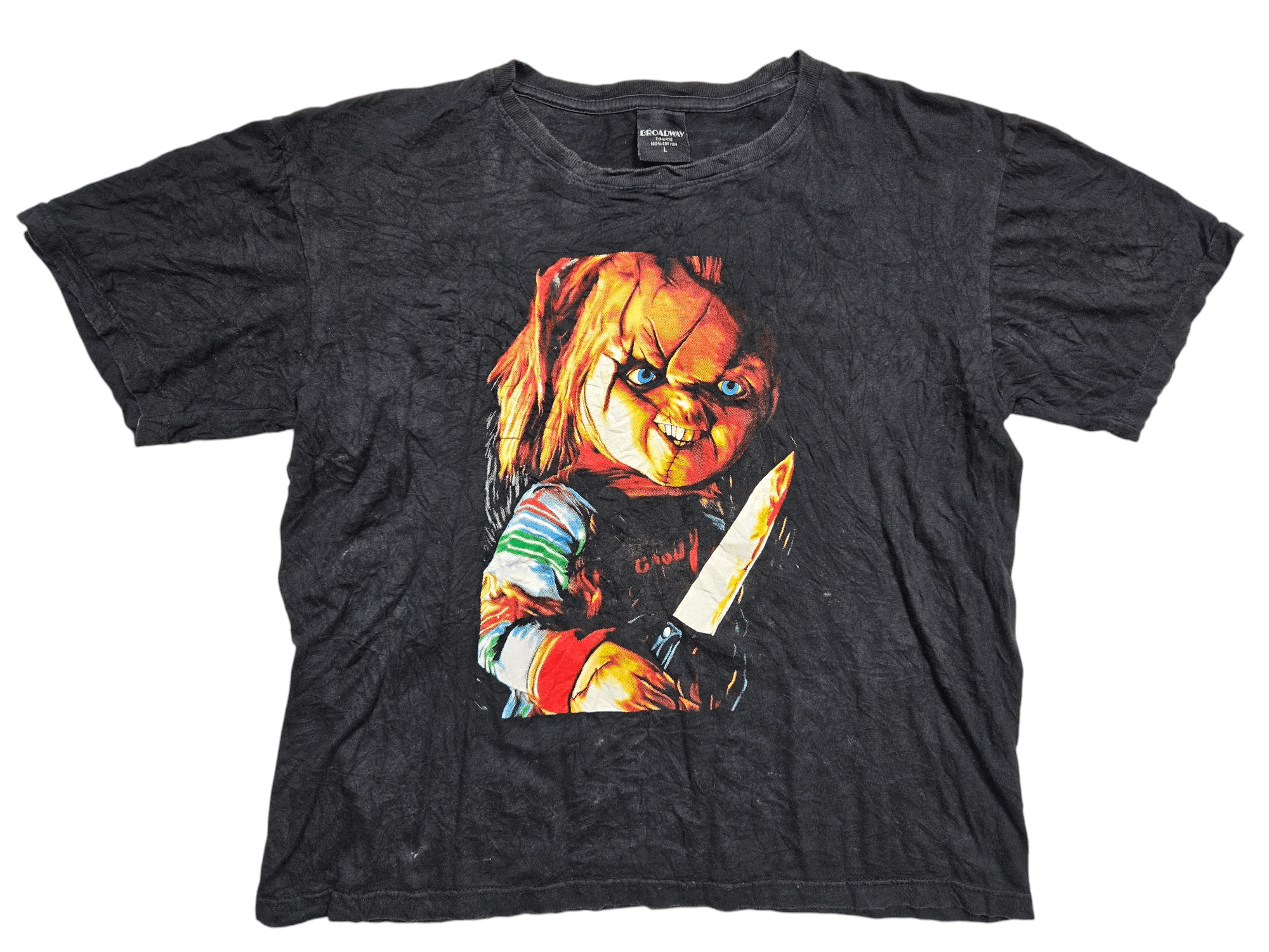 Vintage Vintage Faded 00s Y2K Chucky Horror Cult Classic Shirt Size US L / EU 52-54 / 3 - 1 Thumbnail