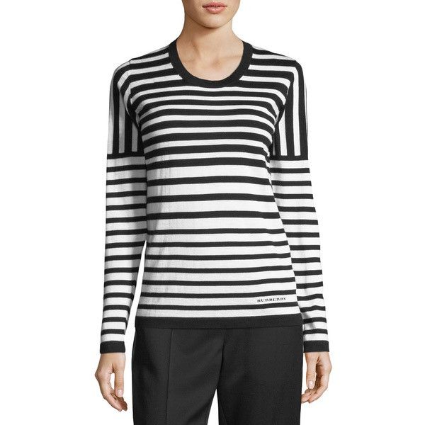 Burberry × Designer Burberry London 100% wool striped sweater Size S / US 4 / IT 40 - 3 Thumbnail