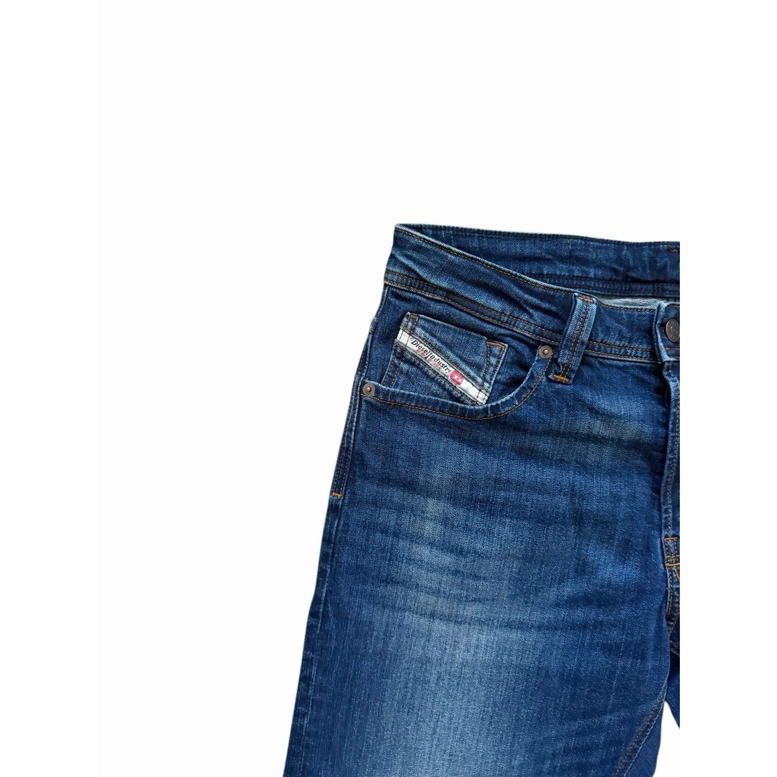 Diesel Diesel Mens Larkee Straight Jeans RB062 Blue $225 Size 30/32 Size US 30 / EU 46 - 5 Thumbnail