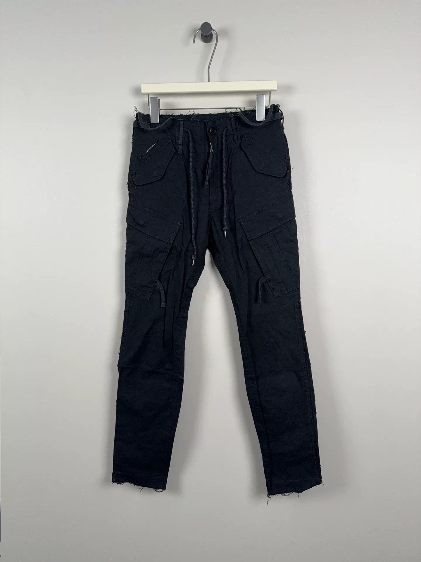 Takahiromiyashita The Soloist. stylish soloist cargo pants in black Size US 34 / EU 50 - 1 Thumbnail