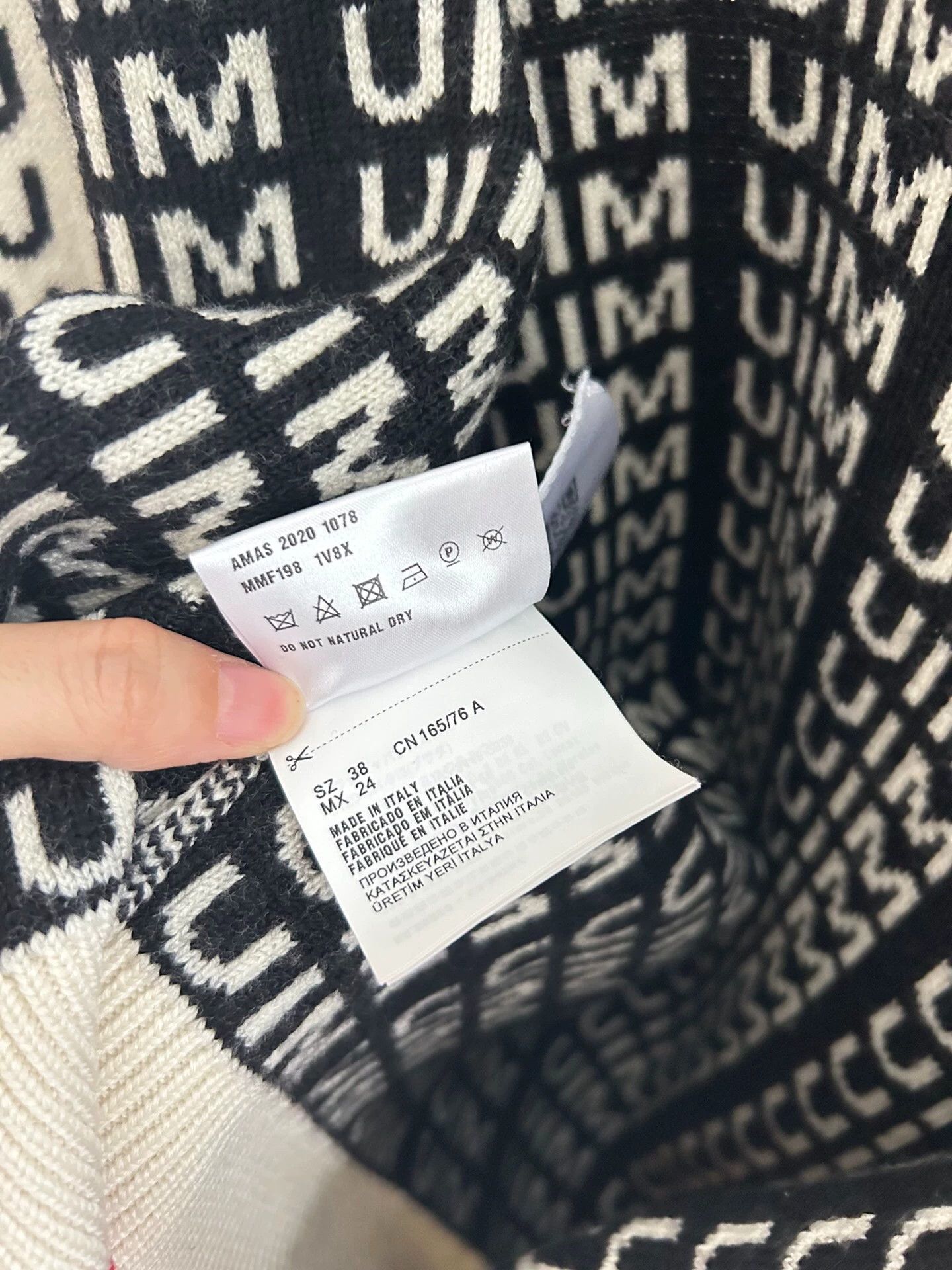 Miu Miu Miu Miu All Over Logo Wool Knit Cardigan 38 Size XS / US 0-2 / IT 36-38 - 5 Thumbnail