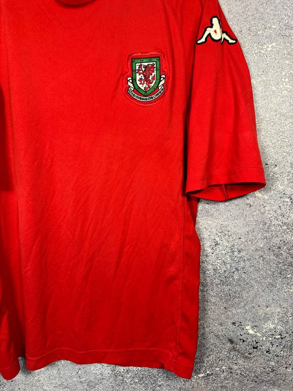 Kappa Wales National Team 2002/04 Kappa Soccer Jersey Medium Size US M / EU 48-50 / 2 - 4 Thumbnail