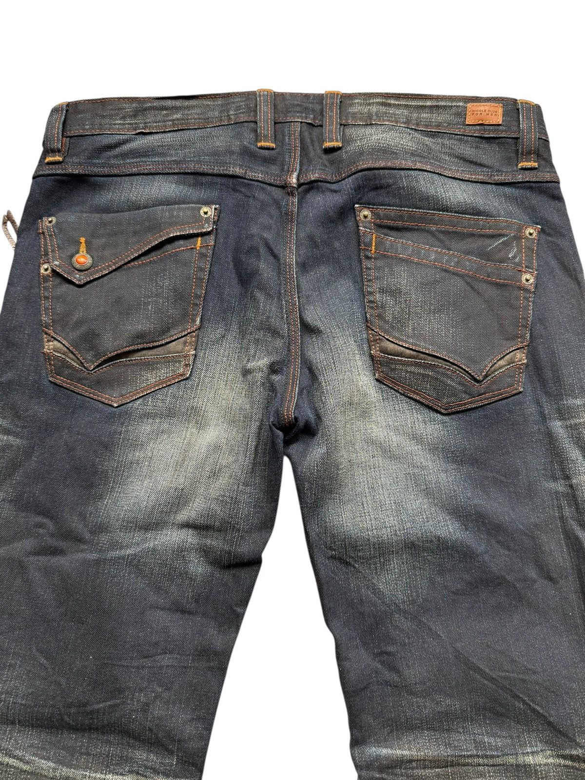 Nicole Club Flared Jeans Sick Nicole Club Claumark Distressed Denim. Size US 35 - 10 Thumbnail