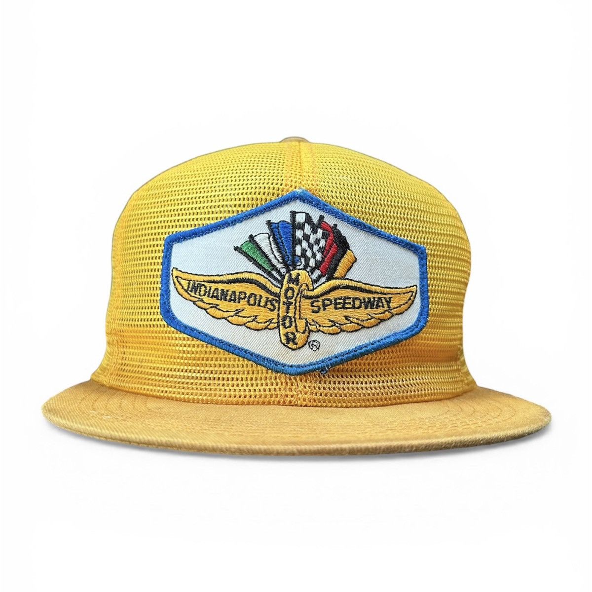Vintage (OSFA) Vintage 80s Indianapolis Motor Trucker Snapback Cap Size ONE SIZE - 1 Thumbnail
