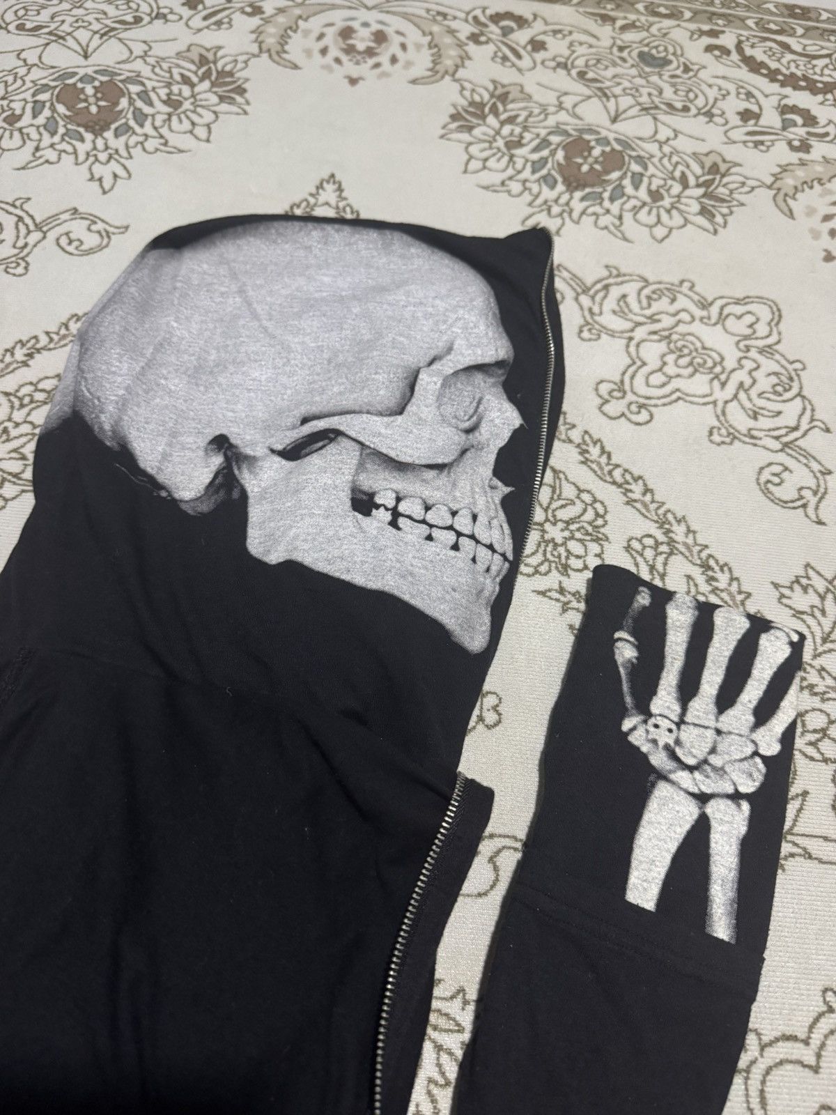 PPFM RARE! Triple Zip Skeleton Glow In Dark Punk Sedation Jacket Size US M / EU 48-50 / 2 - 7 Thumbnail