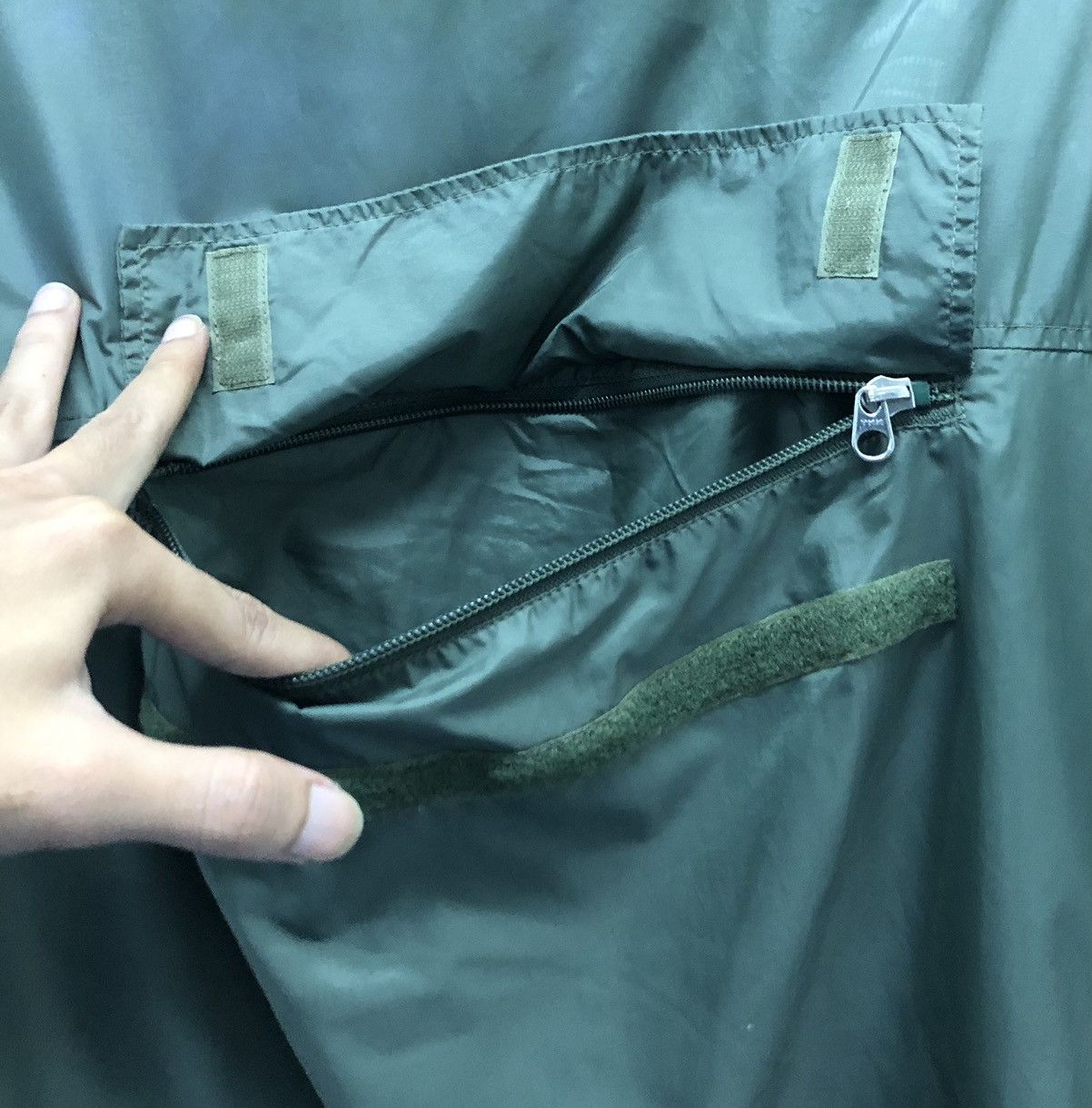 Japanese Brand Hiromichi Nakano Olive Green Pullover Windbreaker Size L Size US L / EU 52-54 / 3 - 12 Thumbnail