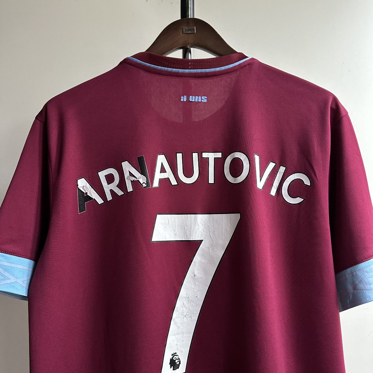Umbro Arnautovic #7 Umbro FC West Ham United 2017/19 Soccer Jersey Size US XL / EU 56 / 4 - 7 Thumbnail